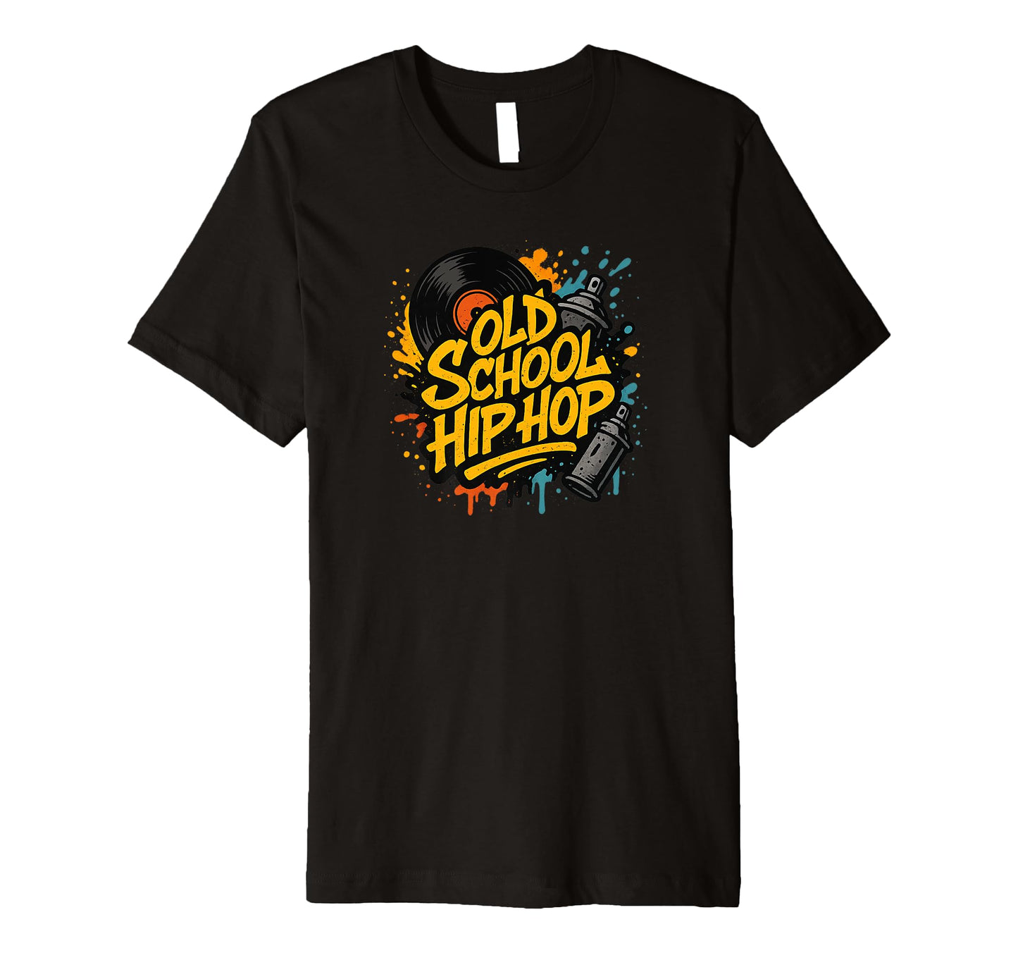 Raised Old School Hip Hop Rap Music T-Shirt - Aesthetic Graphic Unisex - T-Shirt, Sweatshirt, Hoodie