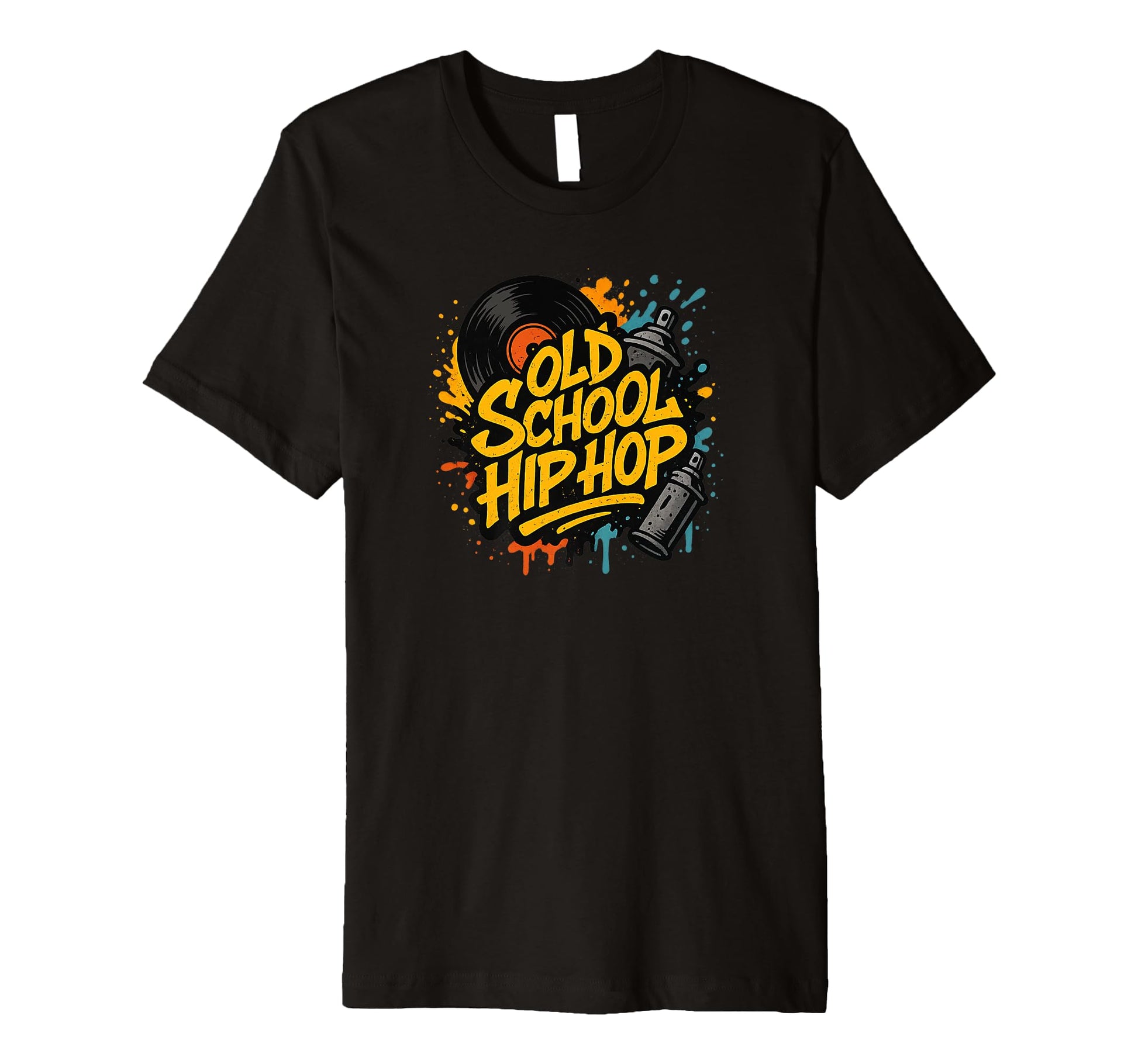 Raised Old School Hip Hop Rap Music T-Shirt - Aesthetic Graphic Unisex - T-Shirt, Sweatshirt, Hoodie