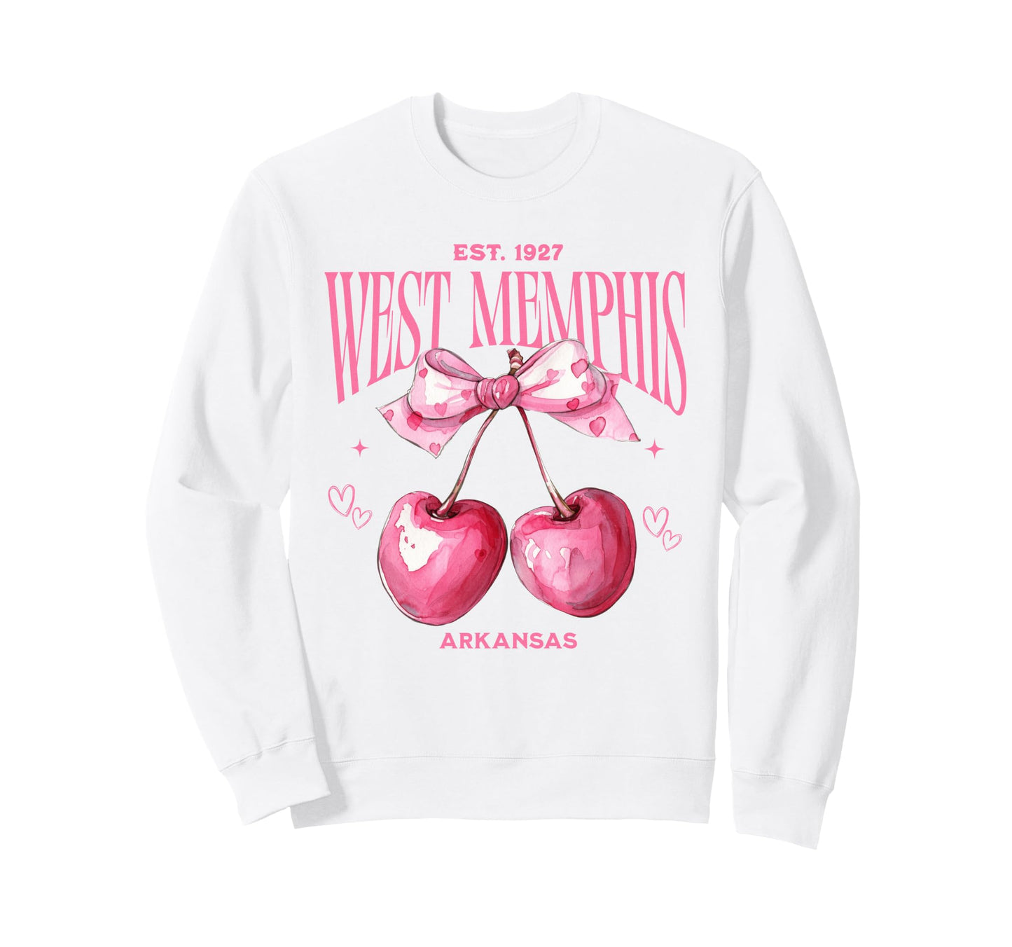West Memphis Arkansas Ar City Sweatshirt - Graphic Print for Adults - T-Shirt, Sweatshirt, Hoodie