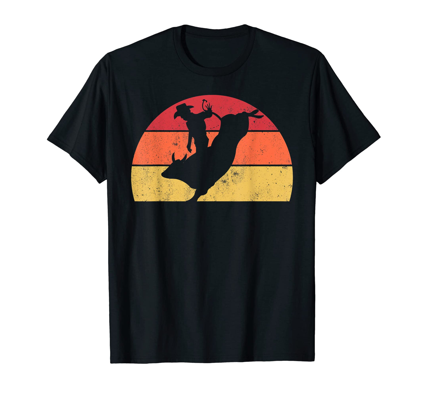 Bull Riding Western Rider Rodeo T-Shirt - Casual Everyday Wear Men Women - T-Shirt, Sweatshirt, Hoodie