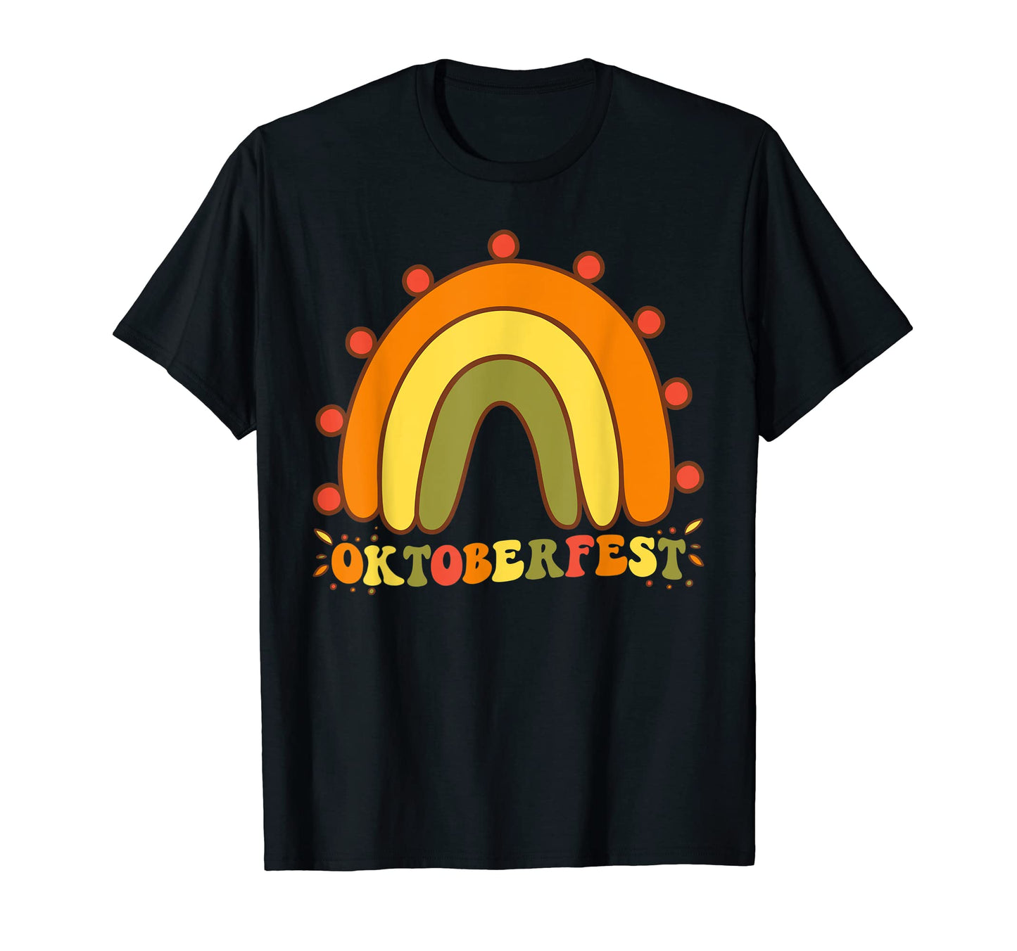 Oktoberfest Groovy Rainbow German T-Shirt - Streetwear Style for Adults - T-Shirt, Sweatshirt, Hoodie