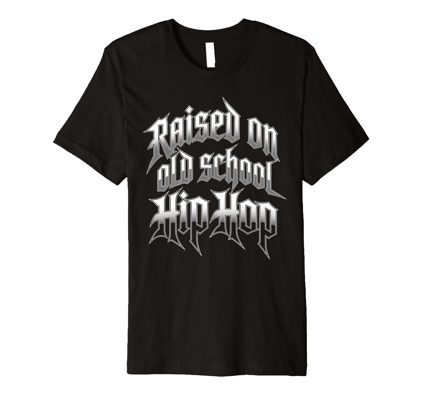 Raised Old School Hip Hop Cassette T-Shirt - Custom Art Print Men Women - T-Shirt, Sweatshirt, Hoodie