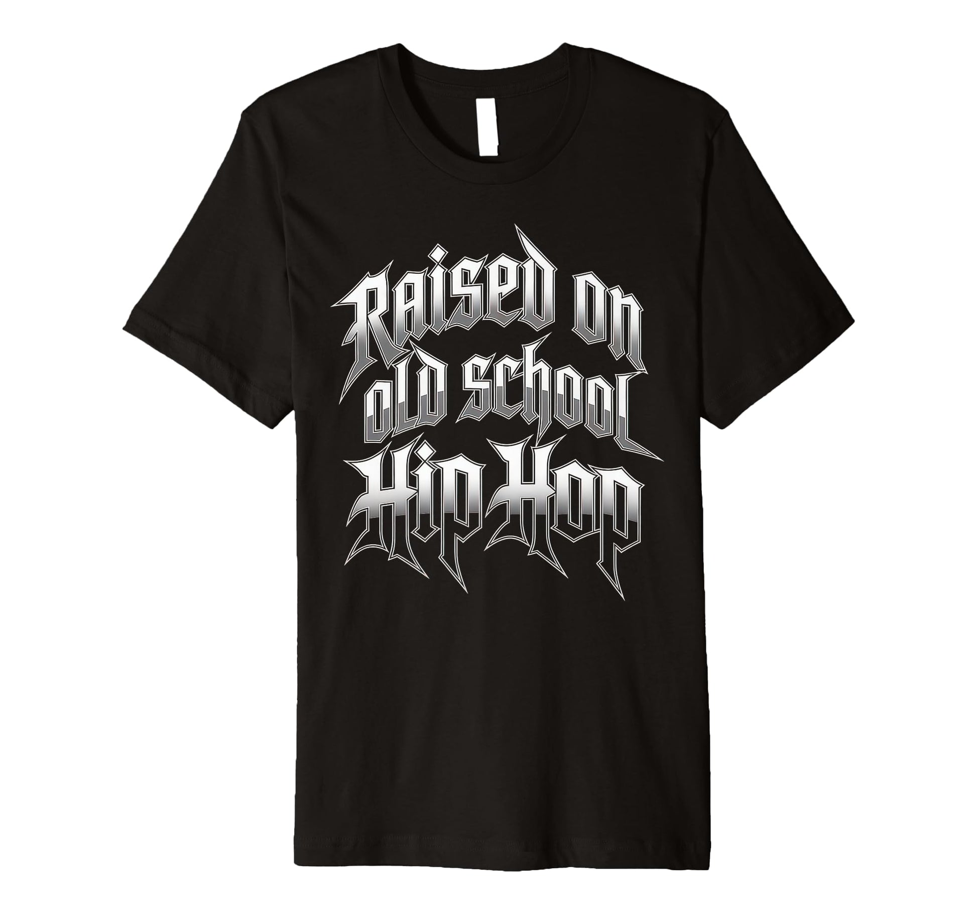 Raised Old School Hip Hop Cassette T-Shirt - Custom Art Print Men Women - T-Shirt, Sweatshirt, Hoodie