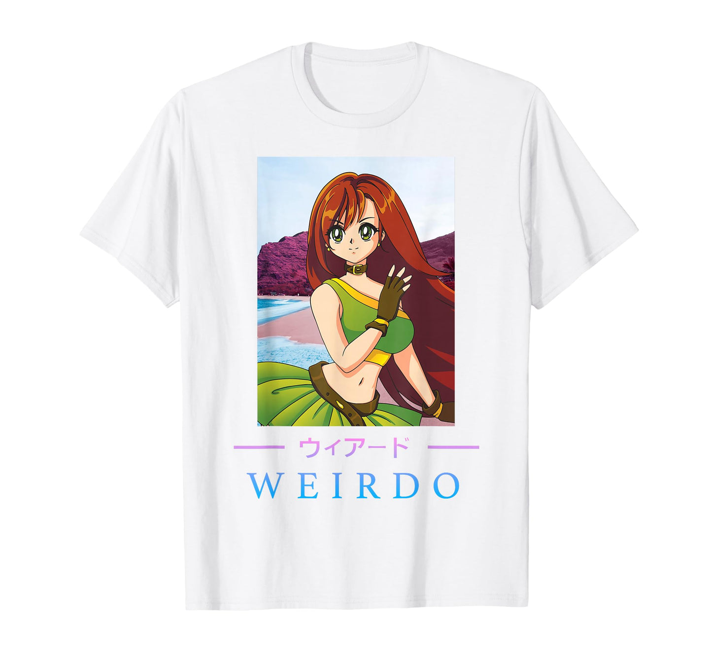 Anime Weirdo Japanese Aesthetic T-Shirt - Trendy Graphic Men Women - T-Shirt, Sweatshirt, Hoodie