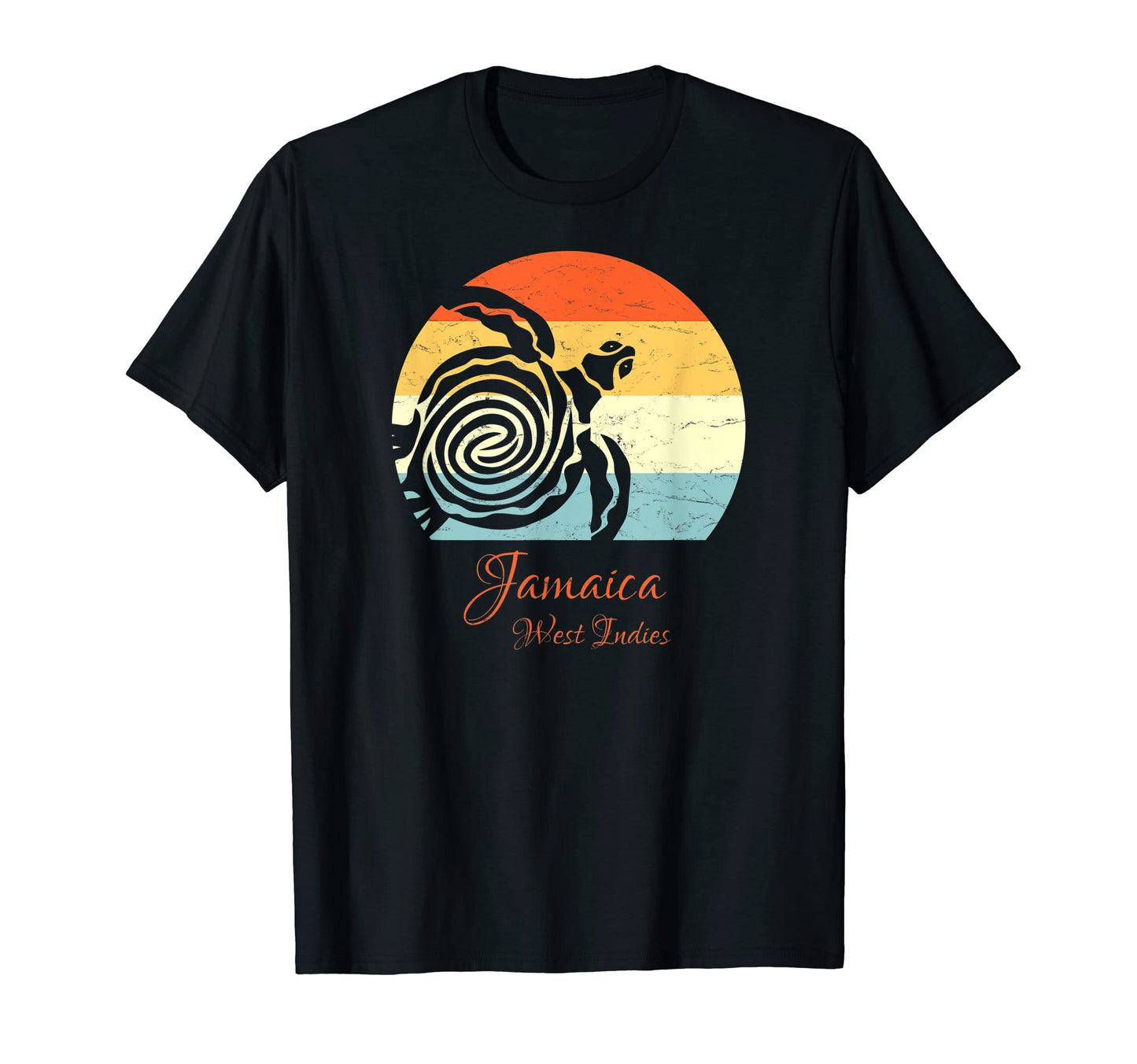 Jamaica West Indies Sea Turtle T-Shirt - Custom Art Print Men Women - T-Shirt, Sweatshirt, Hoodie
