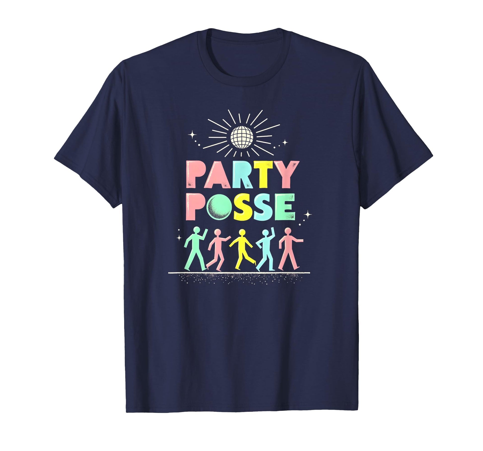 Party Posse Disco Fever Squad Night Owls T-Shirt - Minimalist Print Unisex - T-Shirt, Sweatshirt, Hoodie