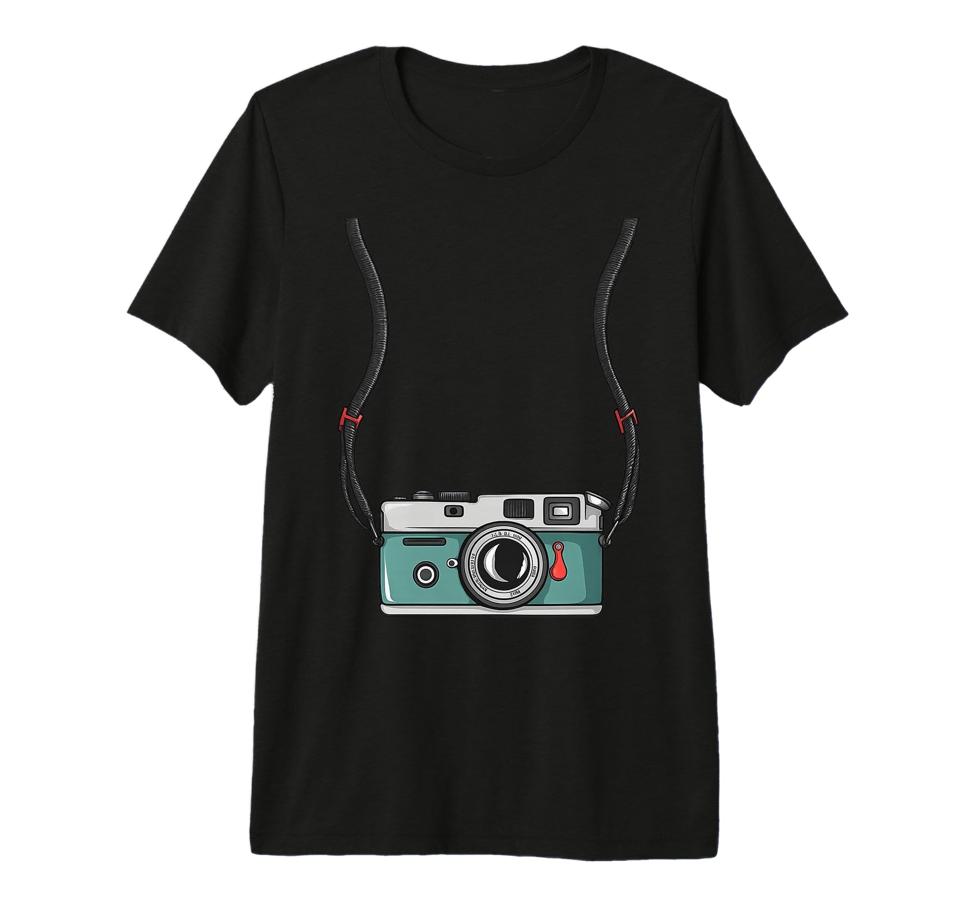 Photographer Camera Neck Strap T-Shirt - Streetwear Style for Adults - T-Shirt, Sweatshirt, Hoodie