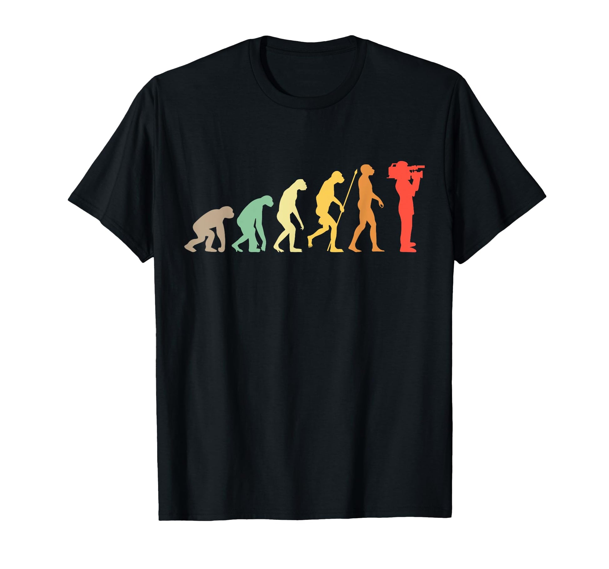 Kameramann Evolution Camera Filmmaker T-Shirt - Graphic Print for Adults - T-Shirt, Sweatshirt, Hoodie