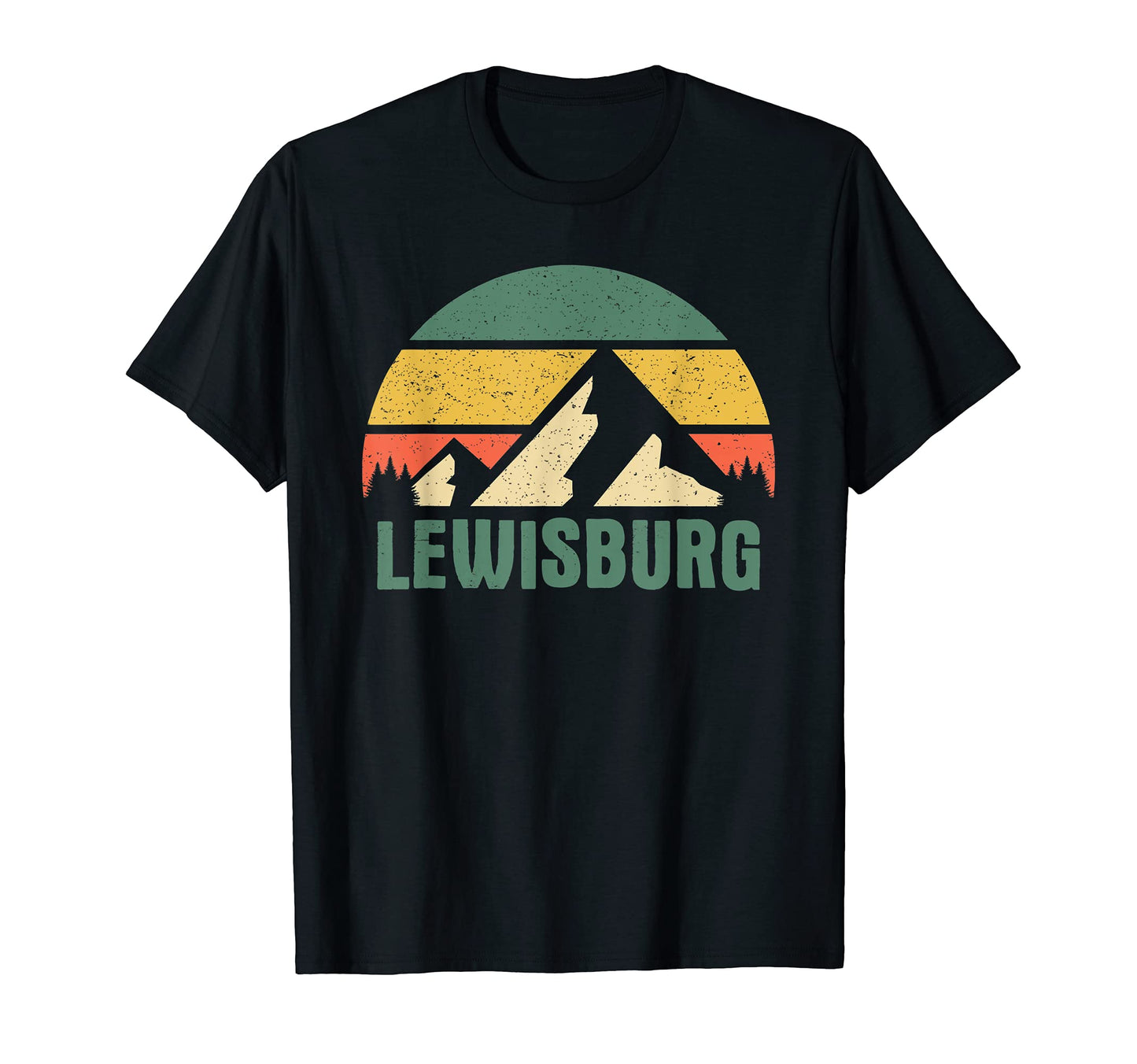 Lewisburg West Virginia Usa Mountain T-Shirt - Graphic Print for Adults - T-Shirt, Sweatshirt, Hoodie