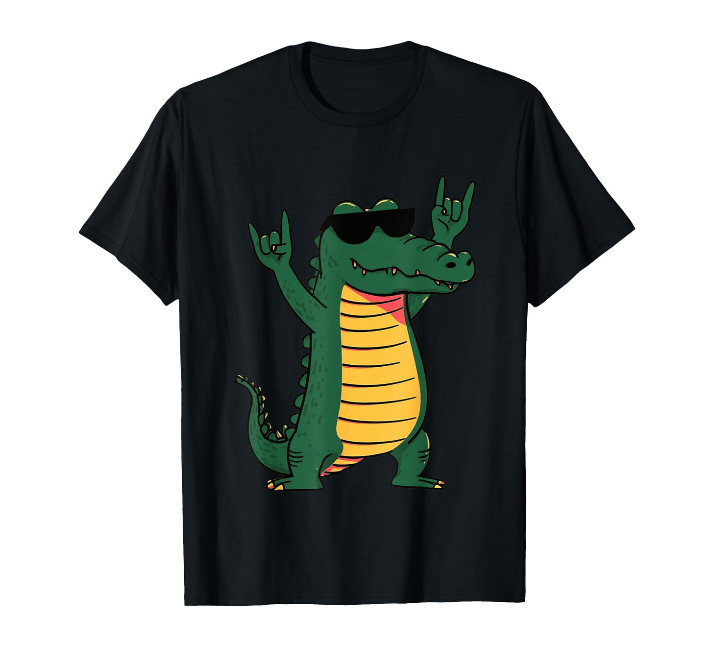 Crocodile Rock Funny Reptile T-Shirt - Fun Novelty Design Men Women - T-Shirt, Sweatshirt, Hoodie