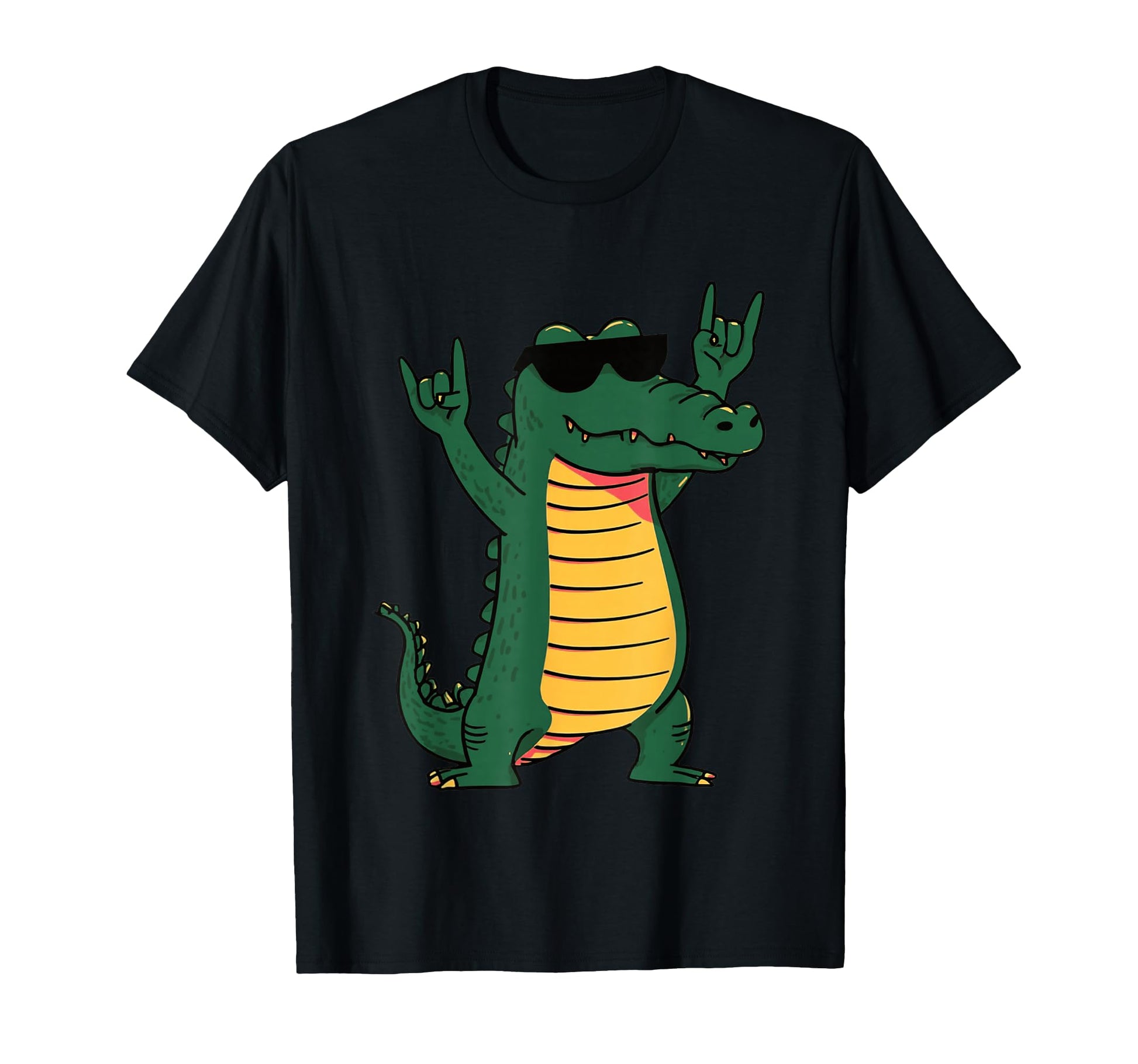 Crocodile Rock Funny Reptile T-Shirt - Fun Novelty Design Men Women - T-Shirt, Sweatshirt, Hoodie