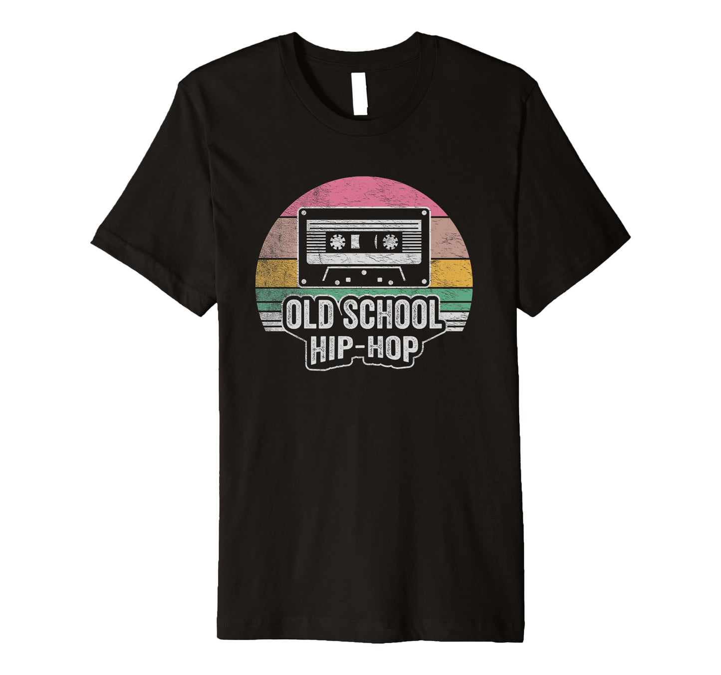 Old School Hip Hop Music Cassette Tape T-Shirt - Custom Art Print Men Women - T-Shirt, Sweatshirt, Hoodie