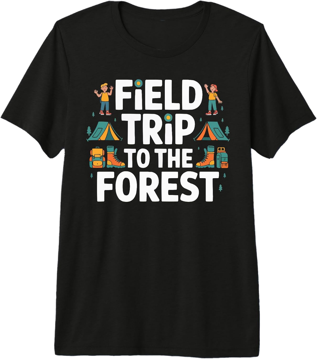 Camping Teacher Camper Teaching SteMi Apparel - Adult & Kids T-Shirts, Sweatshirts & Hoodies apparel design preview 1