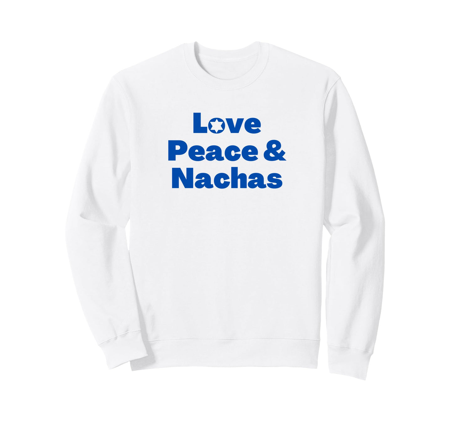Yiddish Hebrew Jewish Love Peace Sweatshirt - Trendy Graphic Men Women - T-Shirt, Sweatshirt, Hoodie