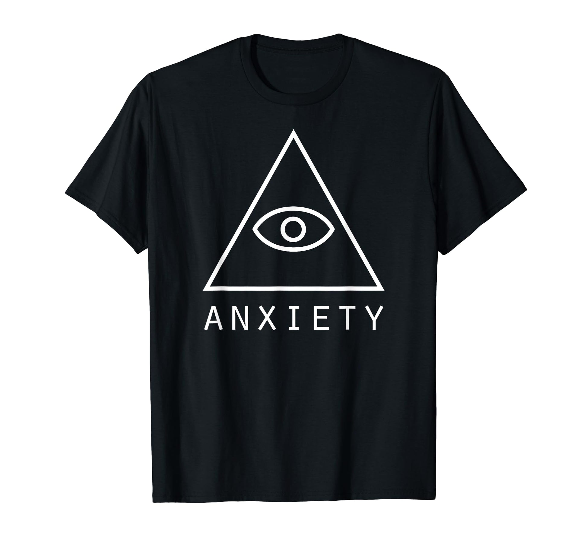 Anxiety Illuminati Aesthetic Vaporwave T-Shirt - Graphic Print for Adults - T-Shirt, Sweatshirt, Hoodie