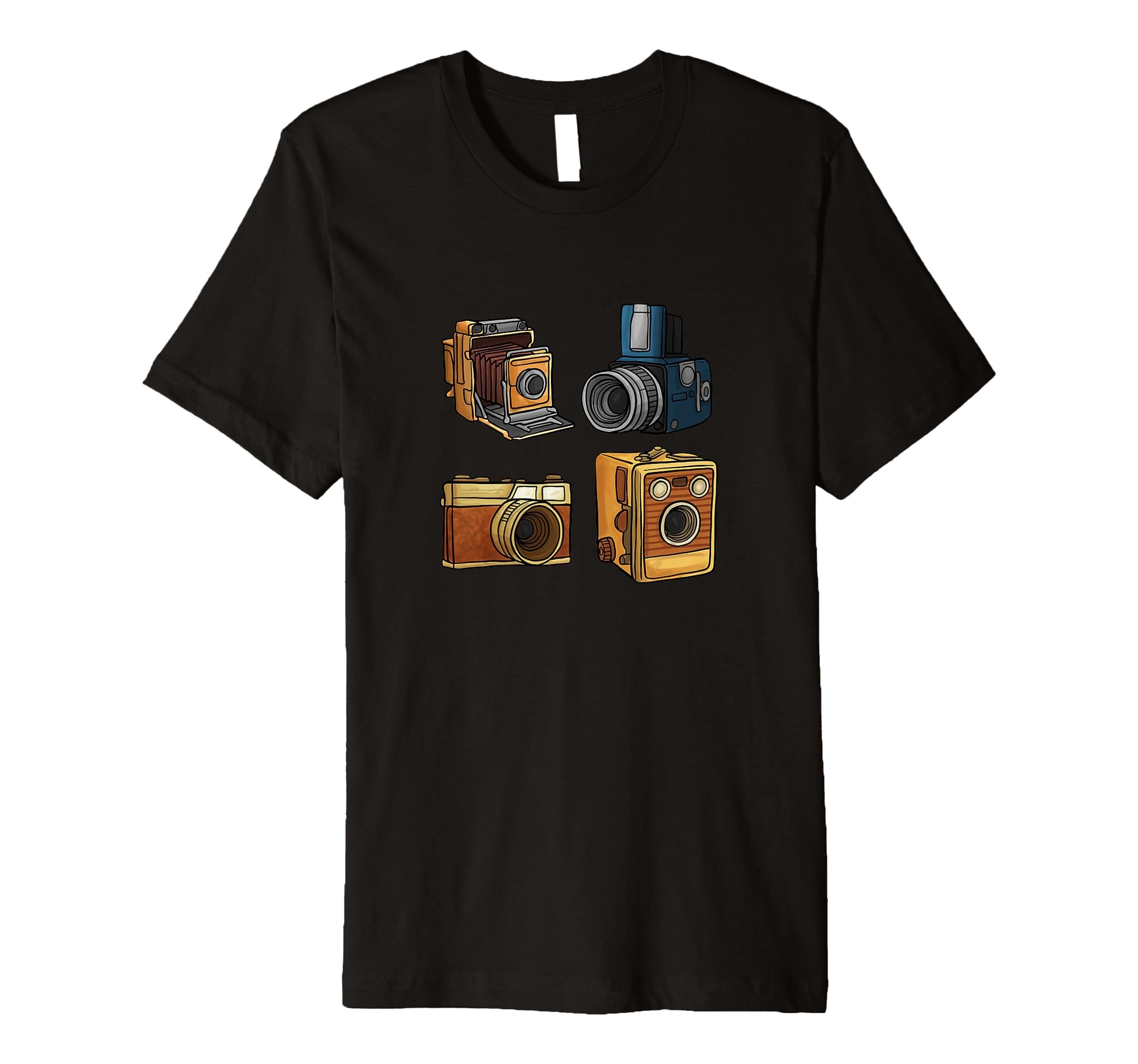 Photography Lovers Camera Set T-Shirt - Trendy Graphic Men Women - T-Shirt, Sweatshirt, Hoodie