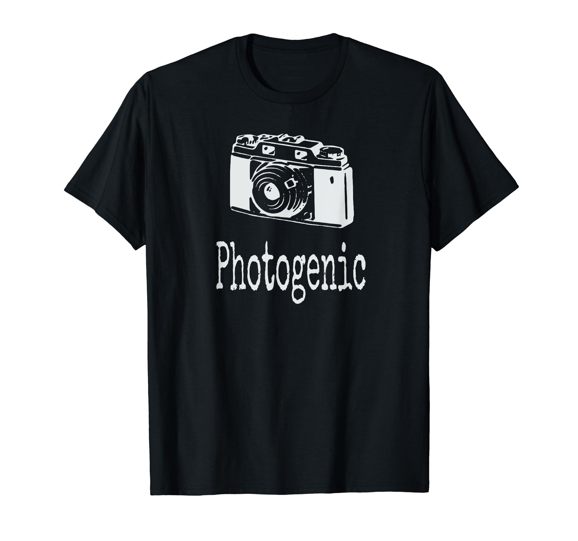 Photogenic Camera T-Shirt - Novelty Apparel for Adults - T-Shirt, Sweatshirt, Hoodie