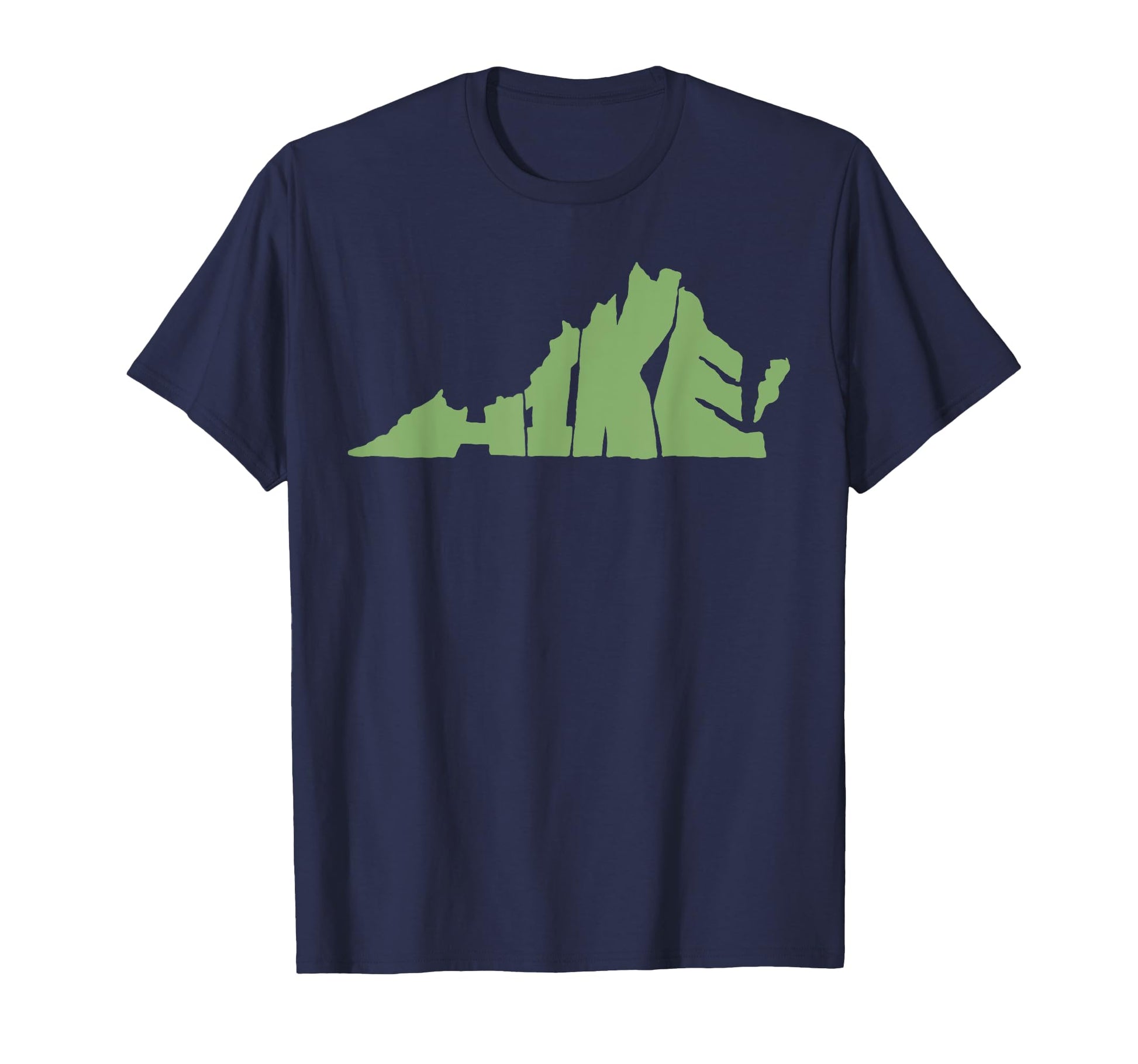 Hike Virginia Outdoor Hiking T-Shirt - Custom Art Print for Adults - T-Shirt, Sweatshirt, Hoodie