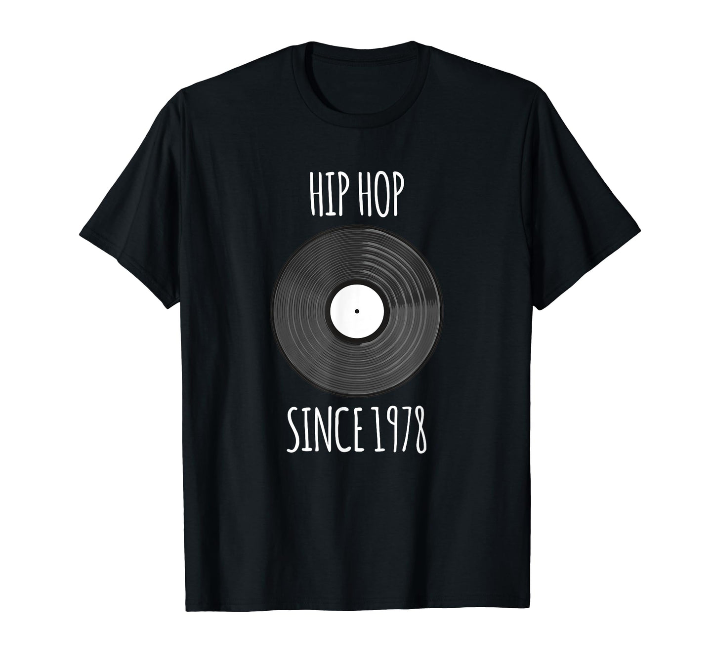 Old School Hip Hop Dj Vinyl Record T-Shirt - Aesthetic Graphic for Adults - T-Shirt, Sweatshirt, Hoodie