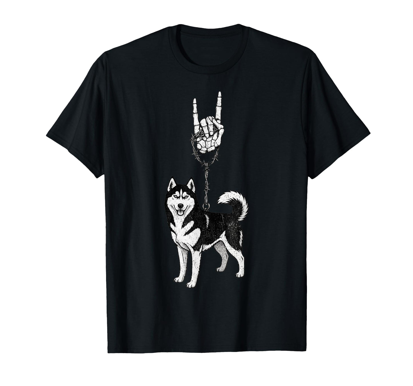 Siberian Husky Dog Mushing 90S Alt T-Shirt - Minimalist Print for Adults - T-Shirt, Sweatshirt, Hoodie