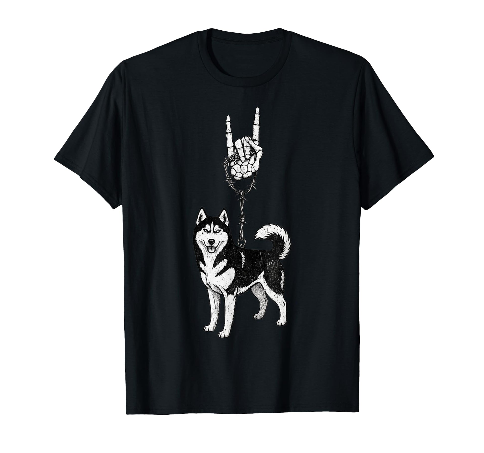 Siberian Husky Dog Mushing 90S Alt T-Shirt - Minimalist Print for Adults - T-Shirt, Sweatshirt, Hoodie