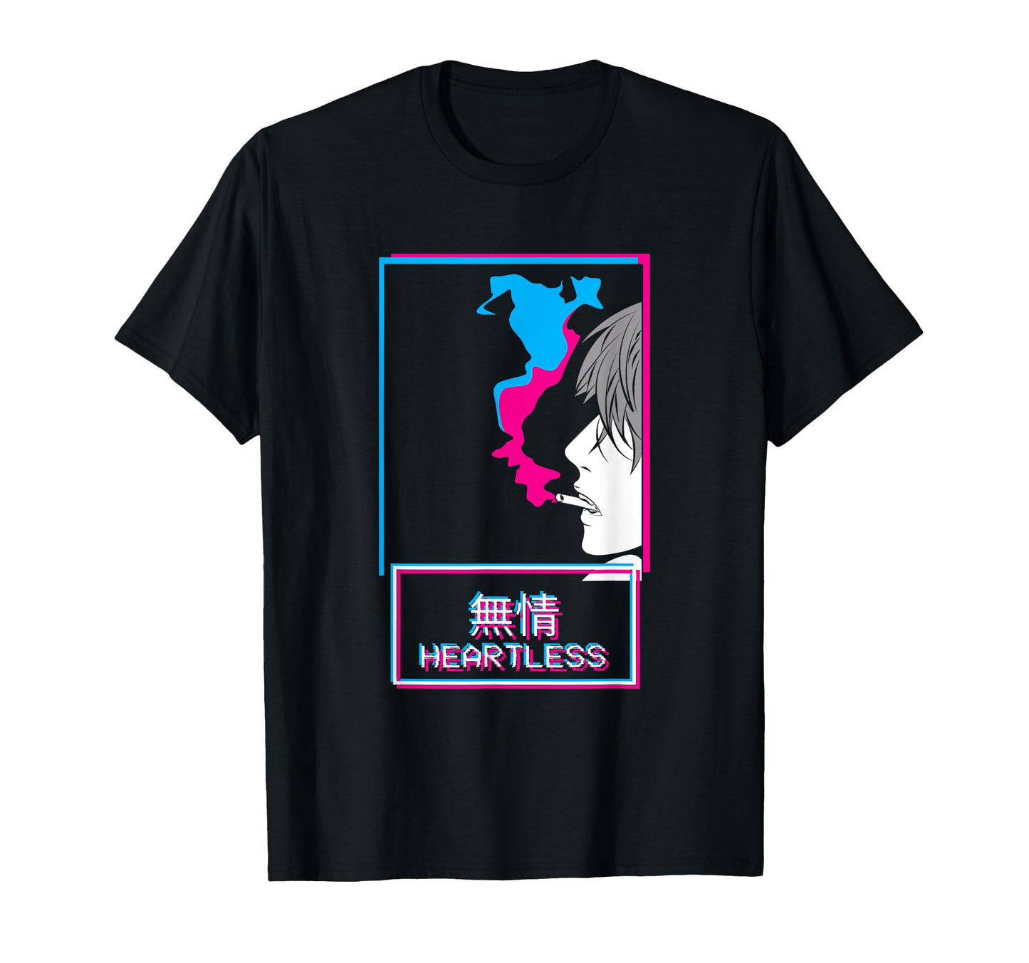 Heartless Anti Social Anime Japanese T-Shirt - Streetwear Style for Adults - T-Shirt, Sweatshirt, Hoodie
