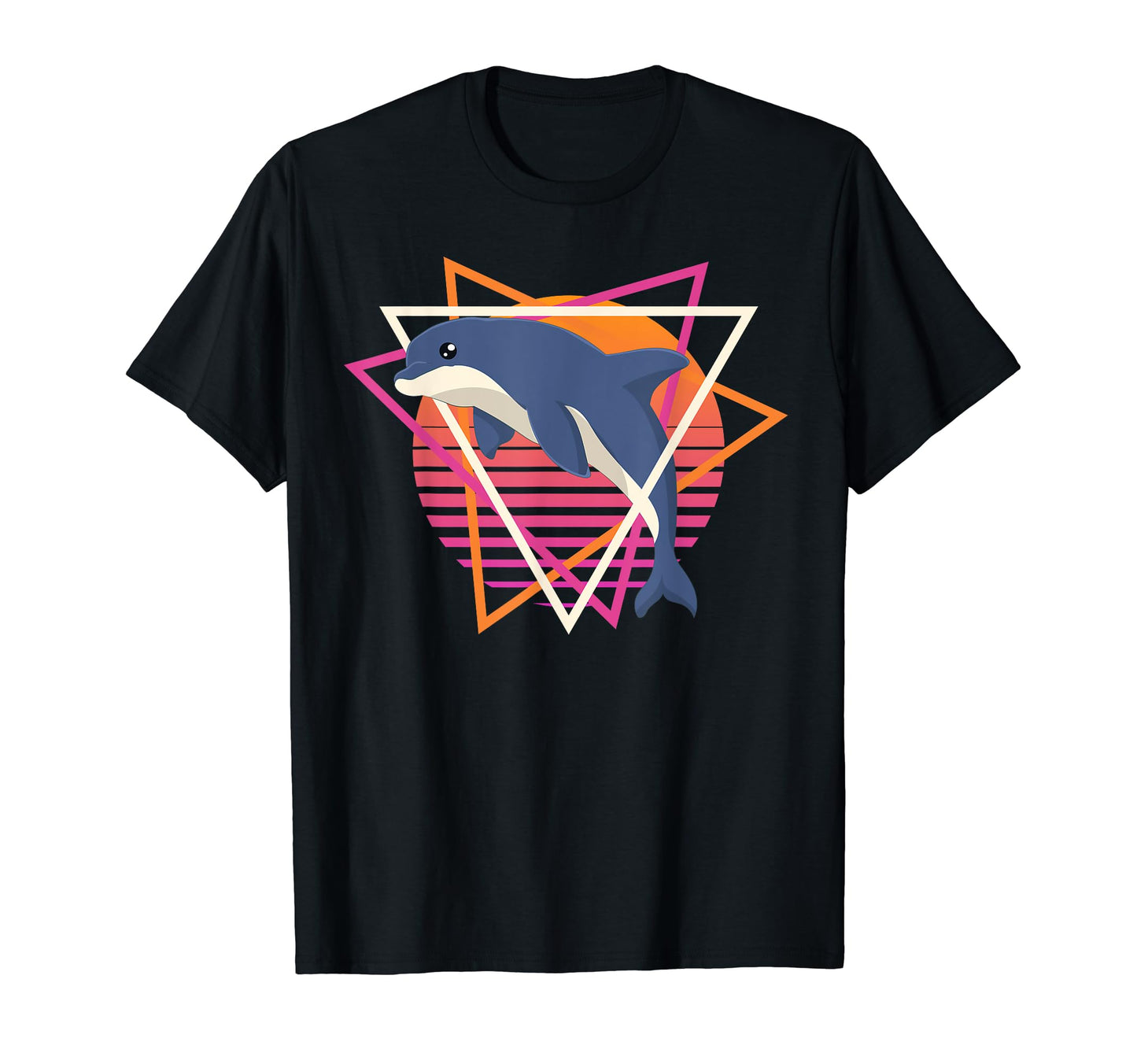 90S Art Ocean Animal Lover Vaporwave T-Shirt - Fun Novelty Design Unisex - T-Shirt, Sweatshirt, Hoodie