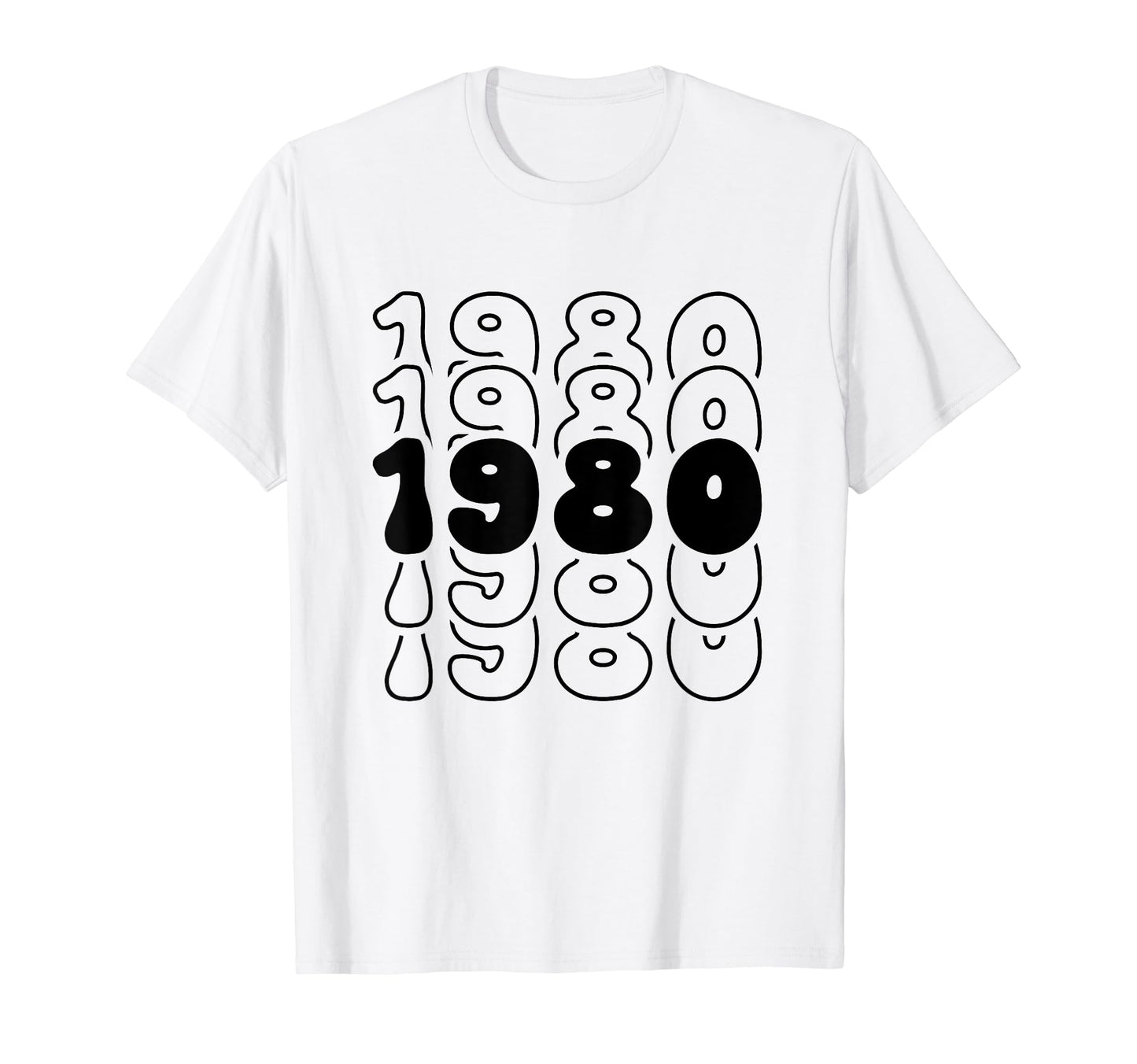 44 Year Old Groovy 44Th Birthday Boho T-Shirt - Minimalist Print Men Women - T-Shirt, Sweatshirt, Hoodie