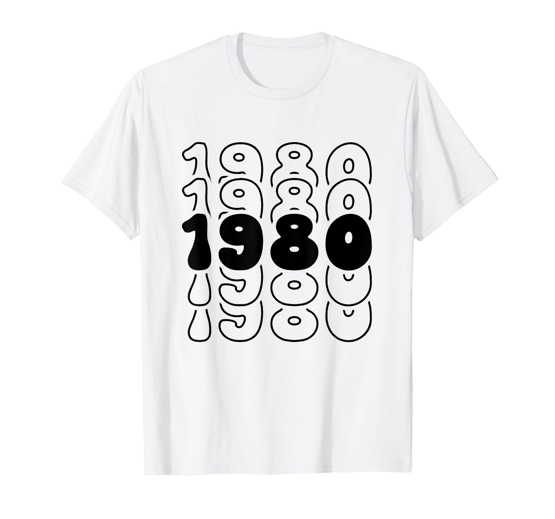 44 Year Old Groovy 44Th Birthday Boho T-Shirt - Minimalist Print Men Women - T-Shirt, Sweatshirt, Hoodie