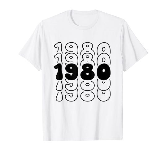 44 Year Old Groovy 44Th Birthday Boho T-Shirt - Minimalist Print Men Women - T-Shirt, Sweatshirt, Hoodie