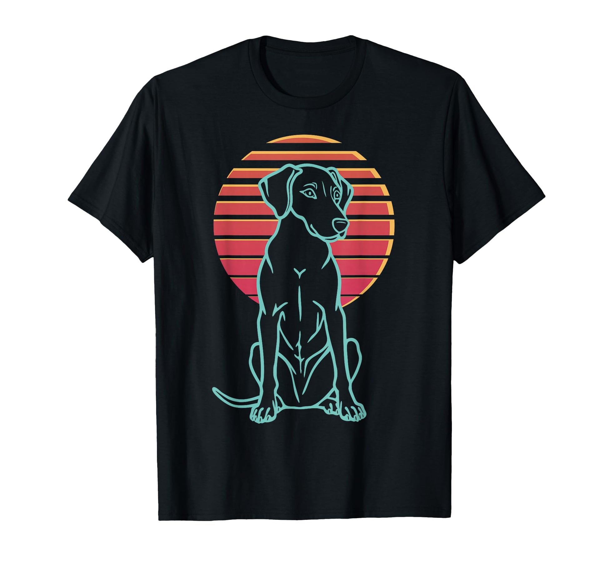 Vizsla Lover Dog Owner Synthwave 80S T-Shirt - Streetwear Style for Adults - T-Shirt, Sweatshirt, Hoodie