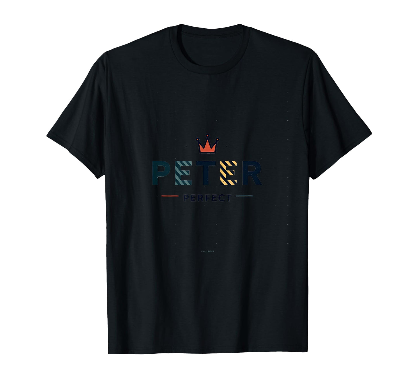 Peter Peter Royal Crown Typography T-Shirt - Aesthetic Graphic for Adults - T-Shirt, Sweatshirt, Hoodie