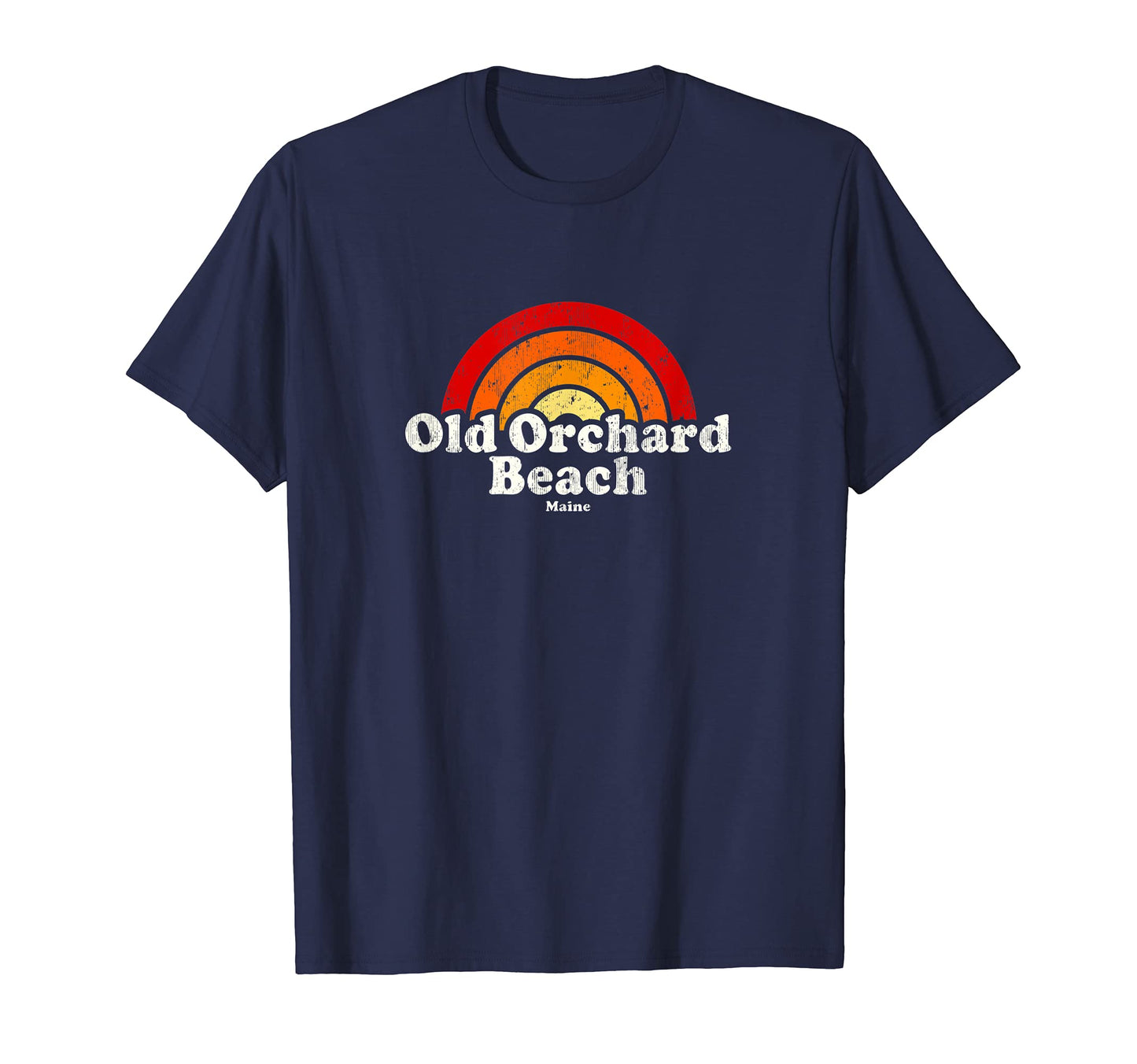 Old Orchard Beach Maine Me 70S T-Shirt - Fun Novelty Design Men Women - T-Shirt, Sweatshirt, Hoodie