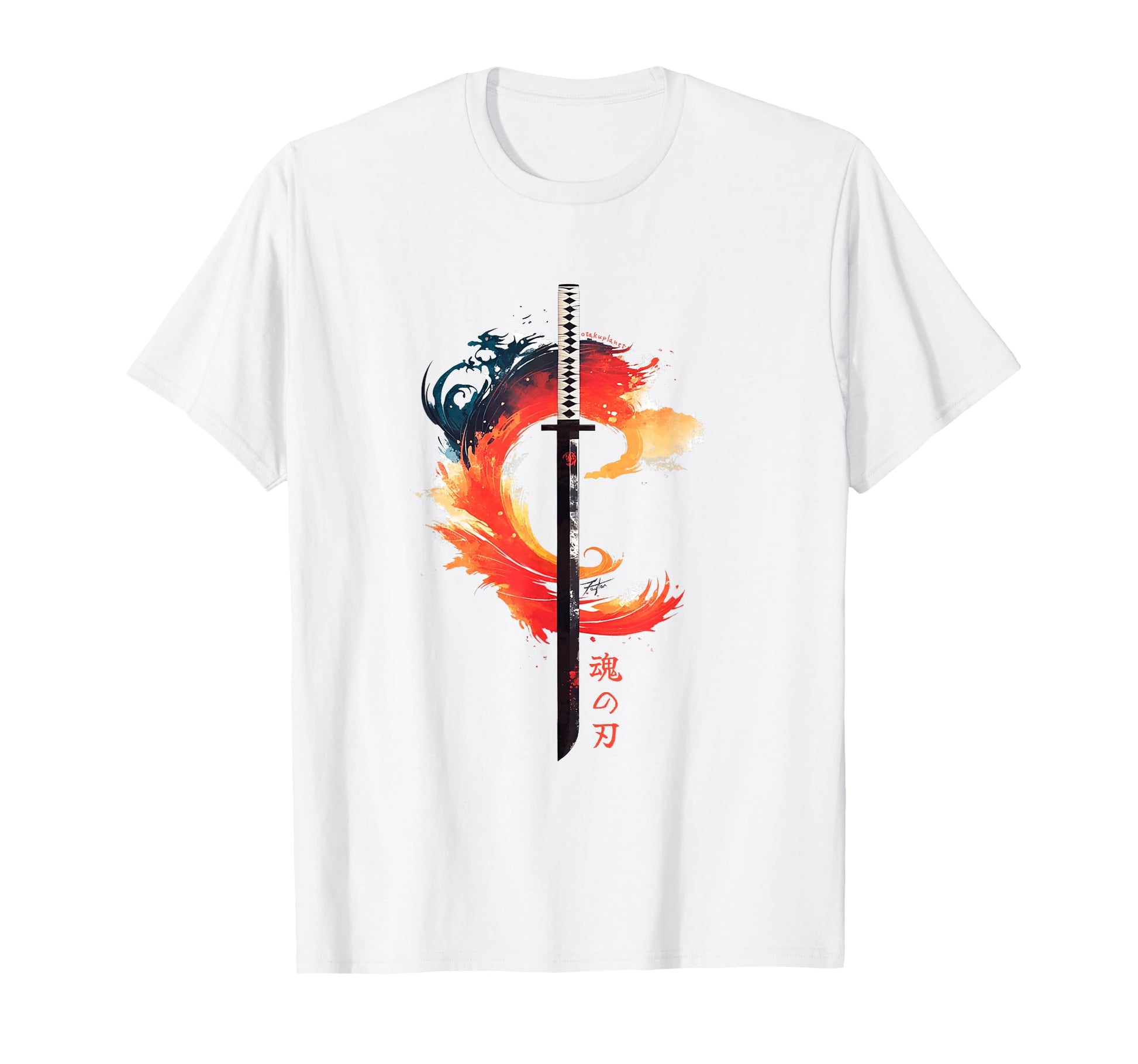Samurai Blade Japanese Katana T-Shirt - Custom Art Print for Adults - T-Shirt, Sweatshirt, Hoodie