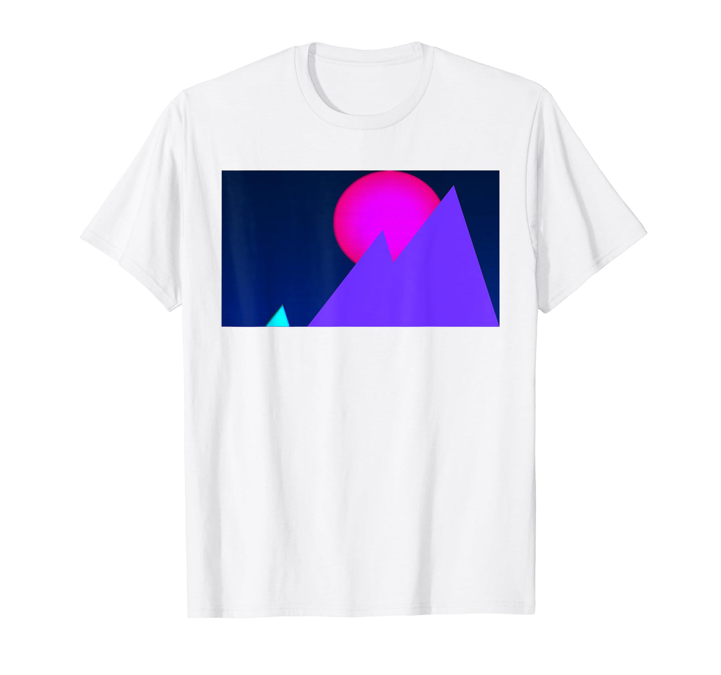 Vaporwave Aesthetic Synthwave Neon T-Shirt - Casual Everyday Wear Unisex - T-Shirt, Sweatshirt, Hoodie