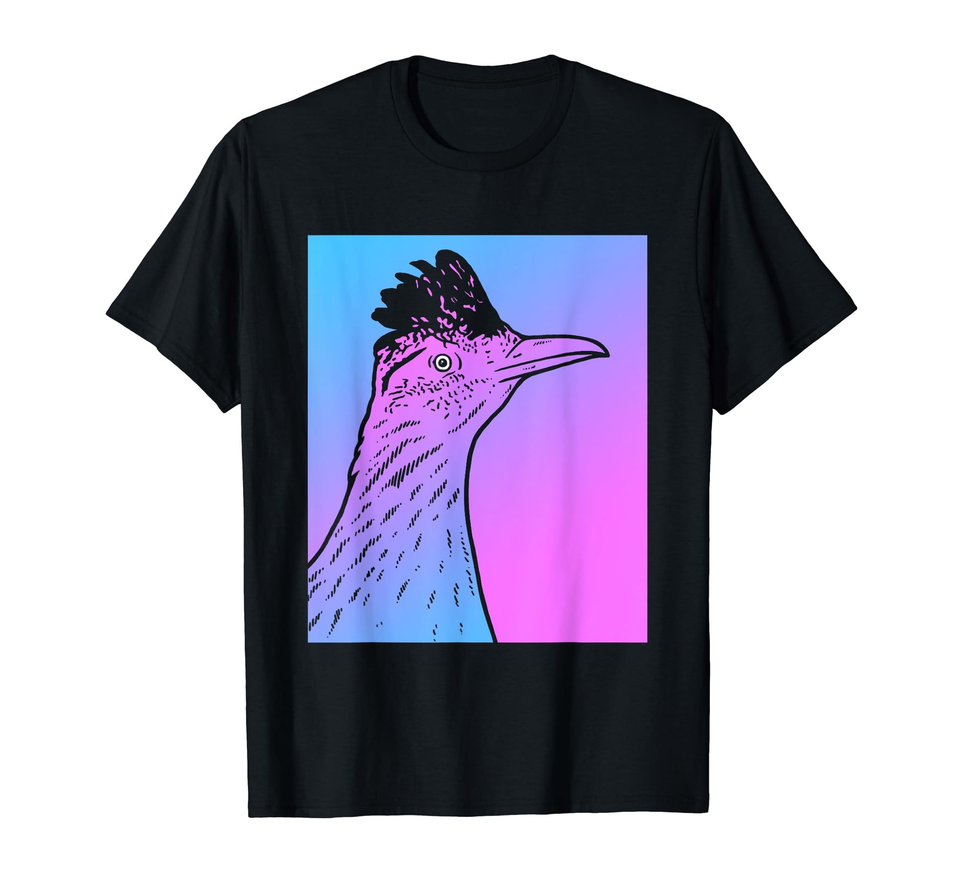 Vaporwave Roadrunner Aesthetic Pastel T-Shirt - Minimalist Print Men Women - T-Shirt, Sweatshirt, Hoodie