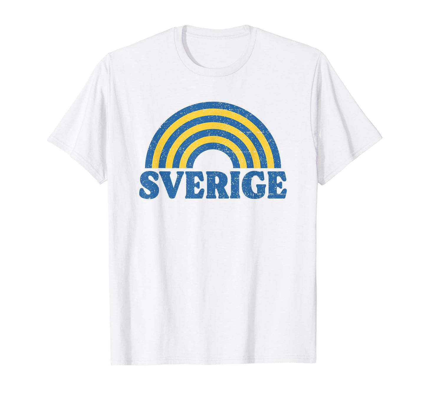 Sverige Flag Rainbow Sweden Swedish T-Shirt - Unique Graphic Men Women - T-Shirt, Sweatshirt, Hoodie