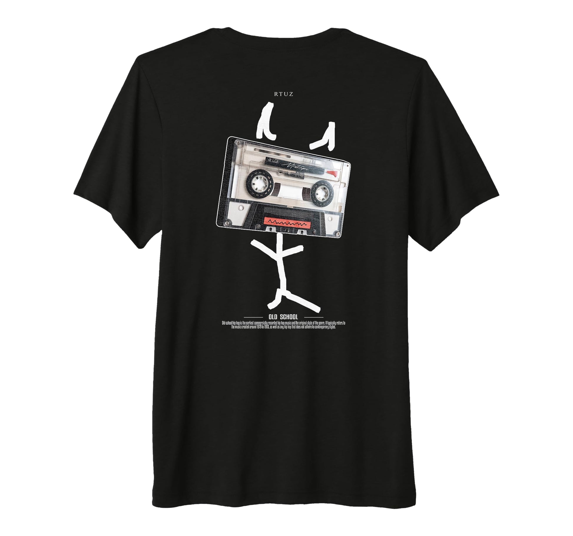Back Streetwear Old School Music Tape T-Shirt - Aesthetic Graphic Unisex - T-Shirt, Sweatshirt, Hoodie