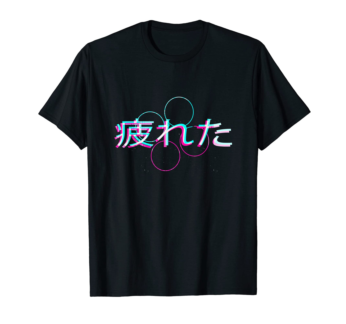 Tired Glitch Japanese Otaku Aesthetic T-Shirt - Novelty Apparel Unisex - T-Shirt, Sweatshirt, Hoodie