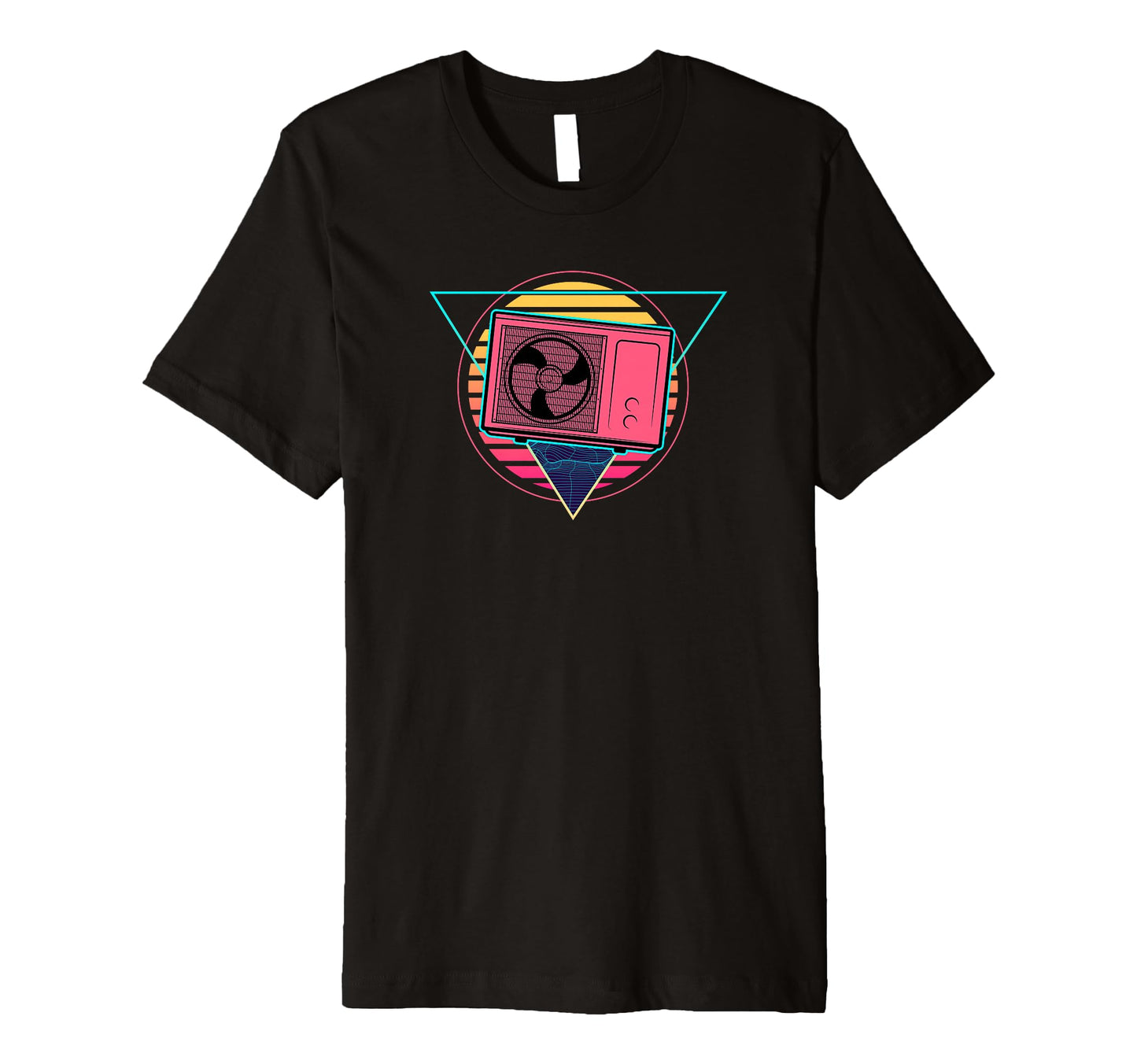 Futuristic Ac Mechanic Synthwave T-Shirt - Aesthetic Graphic Men Women - T-Shirt, Sweatshirt, Hoodie