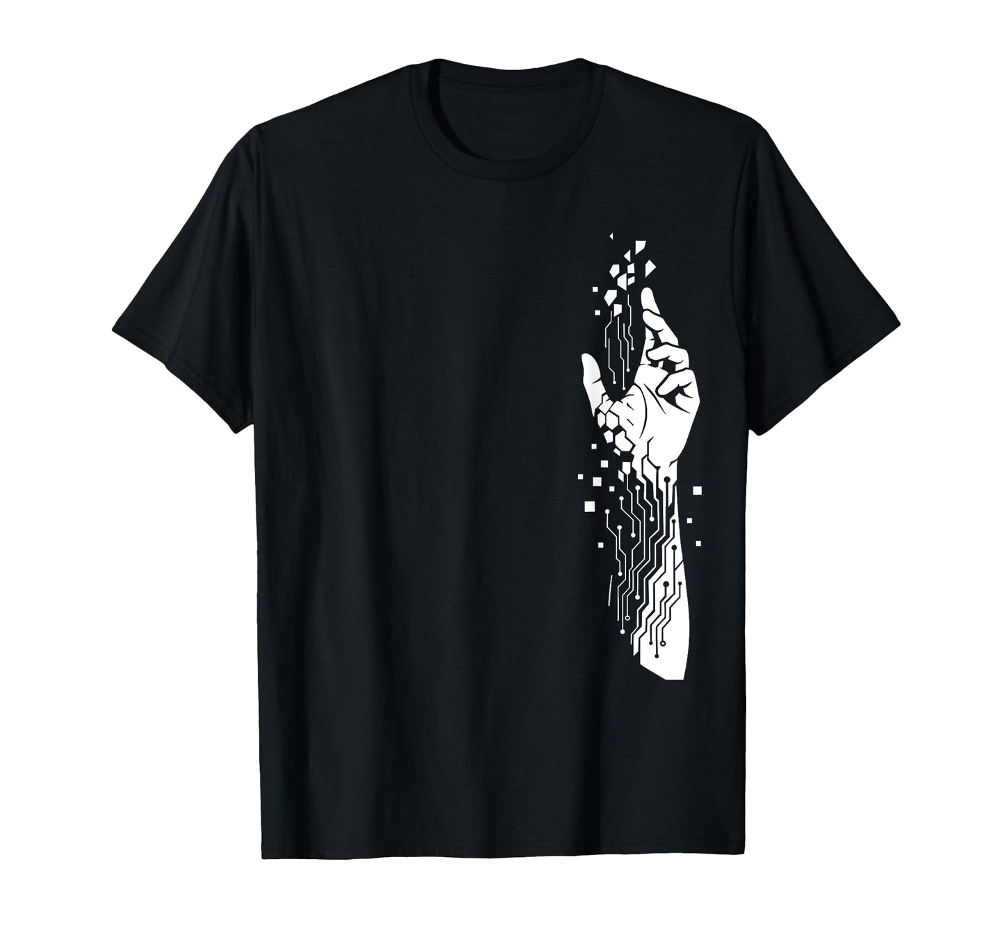 Cyber Arm Futuristic Hand Vaporwave T-Shirt - Trendy Graphic Men Women - T-Shirt, Sweatshirt, Hoodie