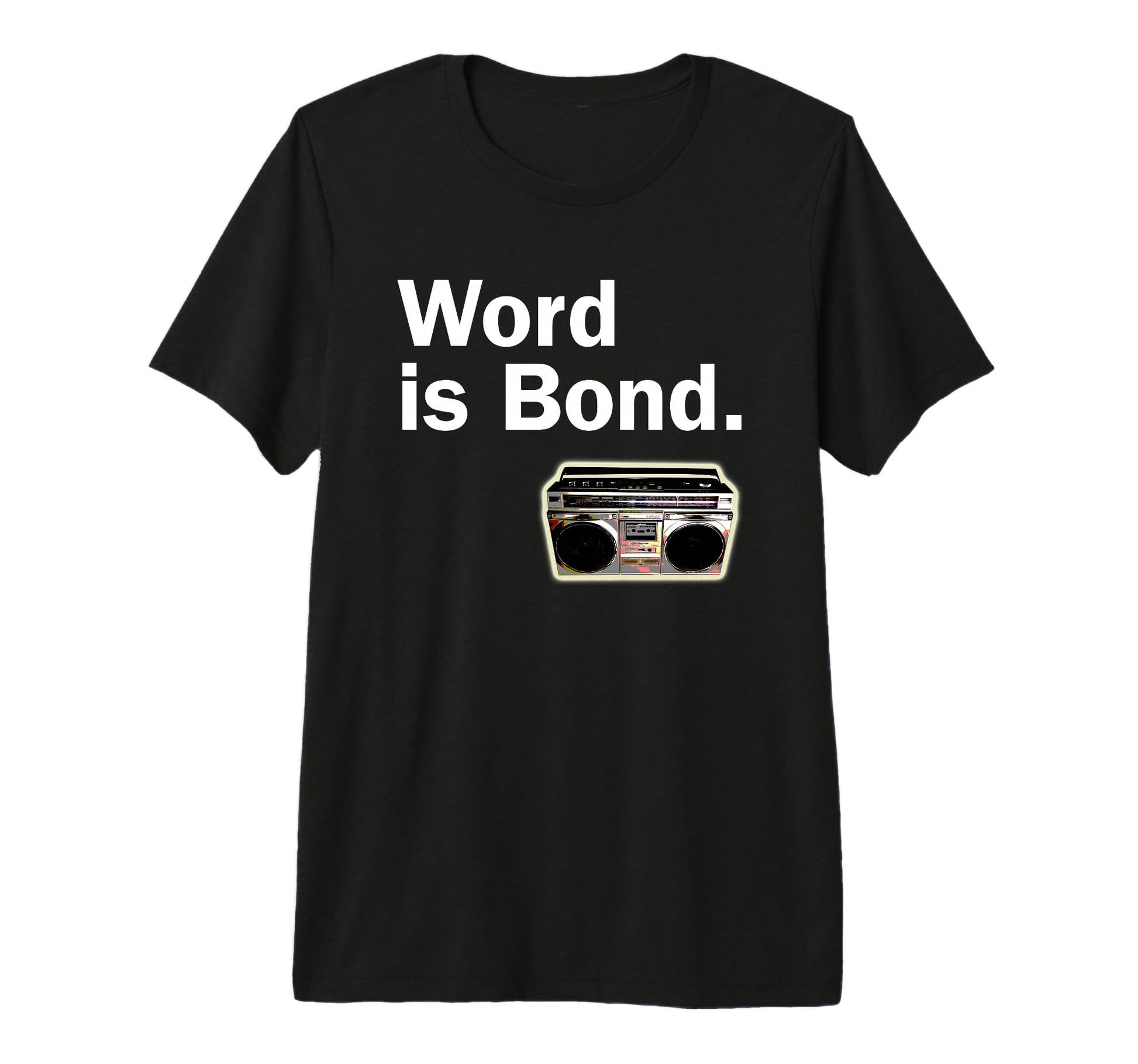 Word Is Bond Old School Hip Hop Rap T-Shirt - Aesthetic Graphic Unisex - T-Shirt, Sweatshirt, Hoodie