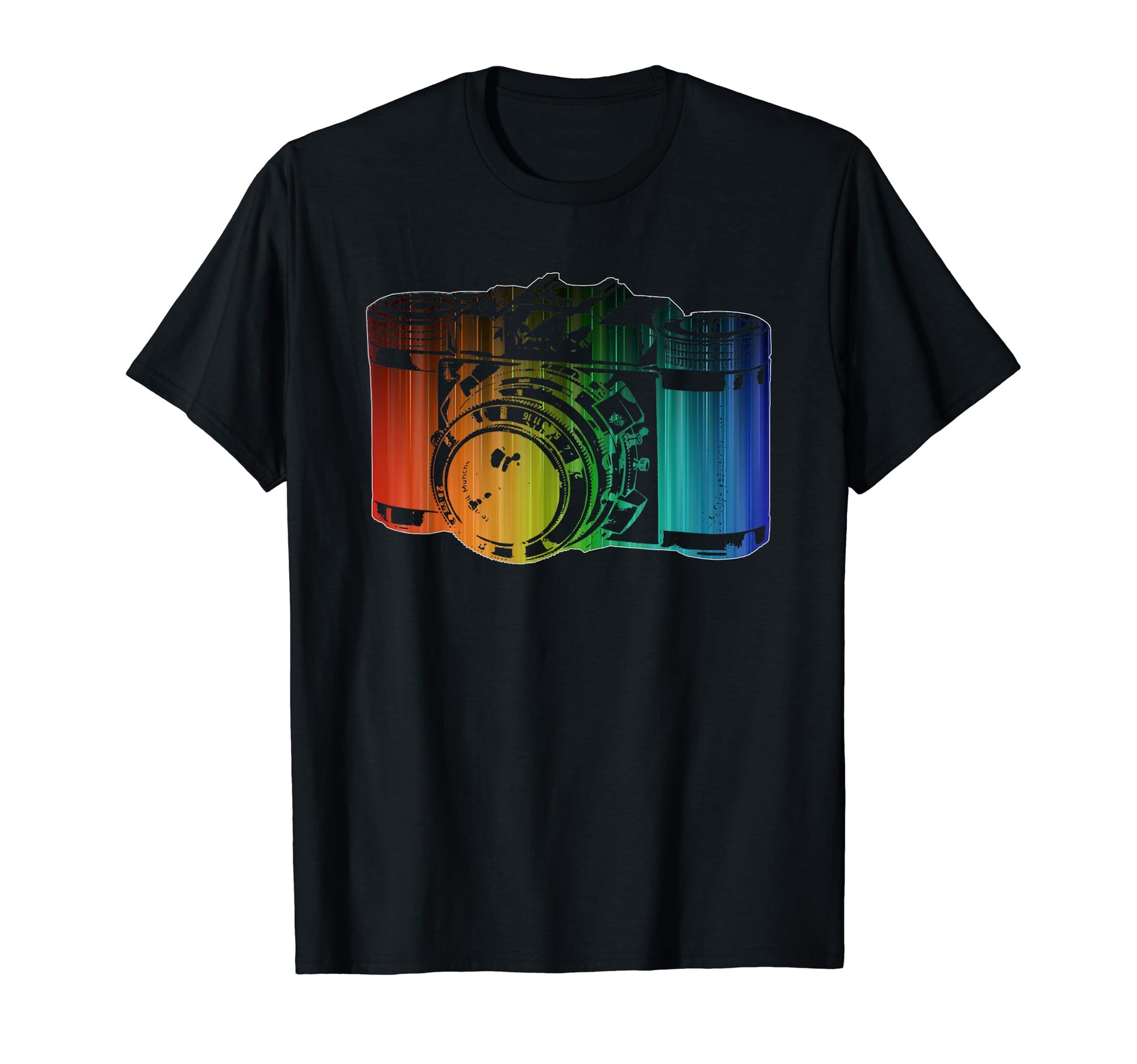 Colorful Camera Photographer T-Shirt - Custom Art Print Unisex - T-Shirt, Sweatshirt, Hoodie
