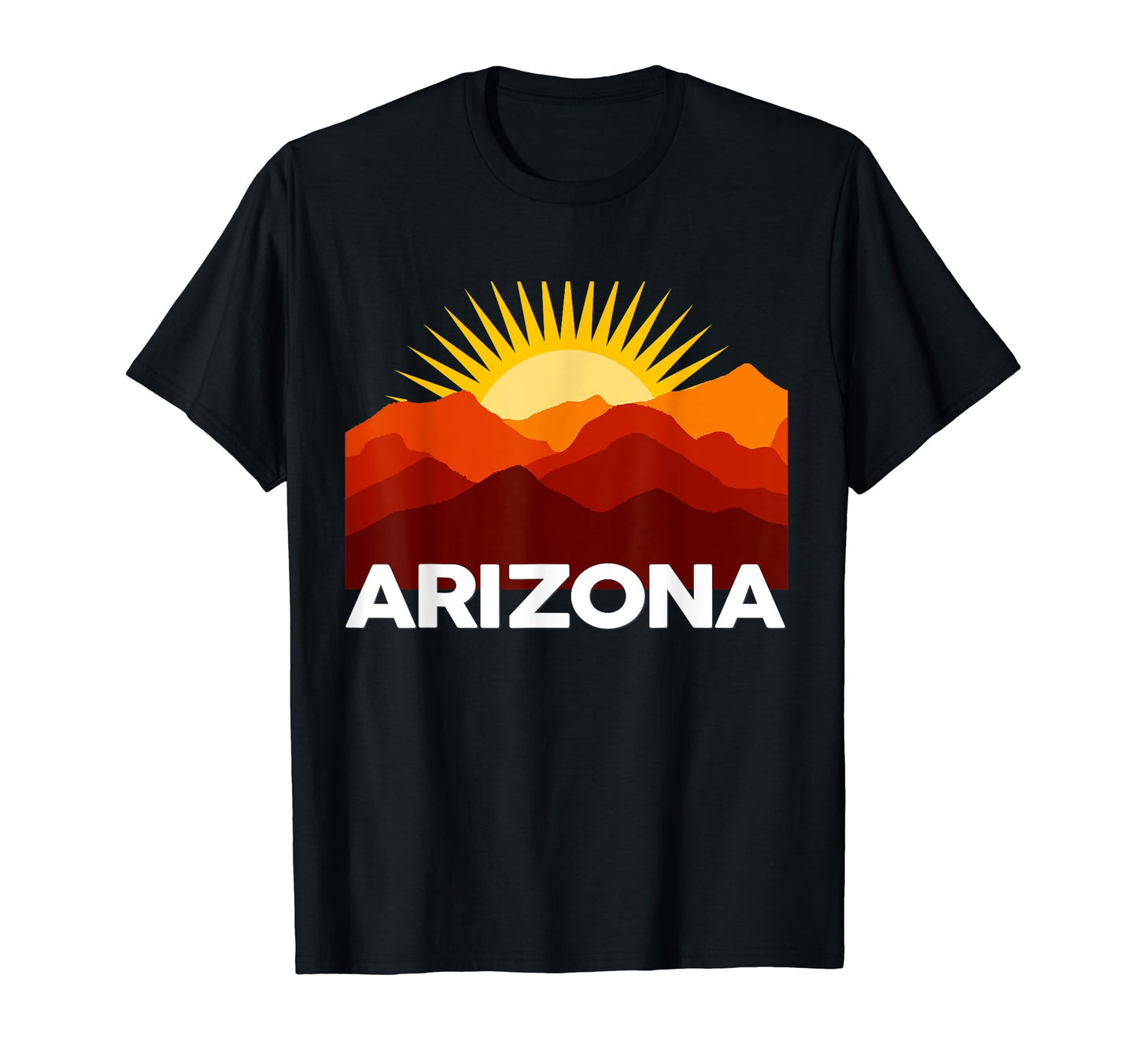 Arizona Mountain Sunset Southwest T-Shirt - Fun Novelty Design Men Women - T-Shirt, Sweatshirt, Hoodie