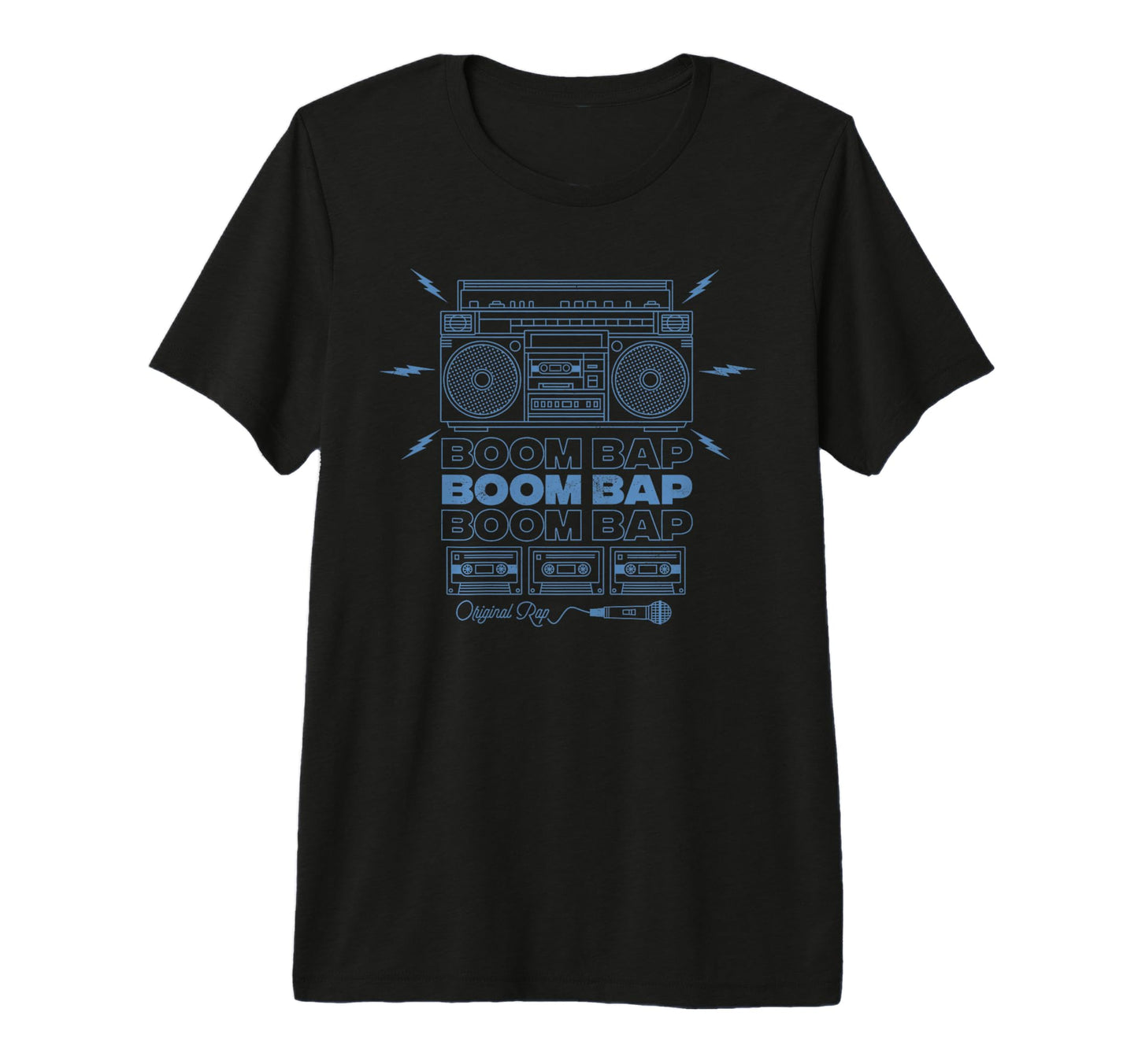 Old School Rap Ghetto Blaster Tri T-Shirt - Casual Everyday Wear Unisex - T-Shirt, Sweatshirt, Hoodie