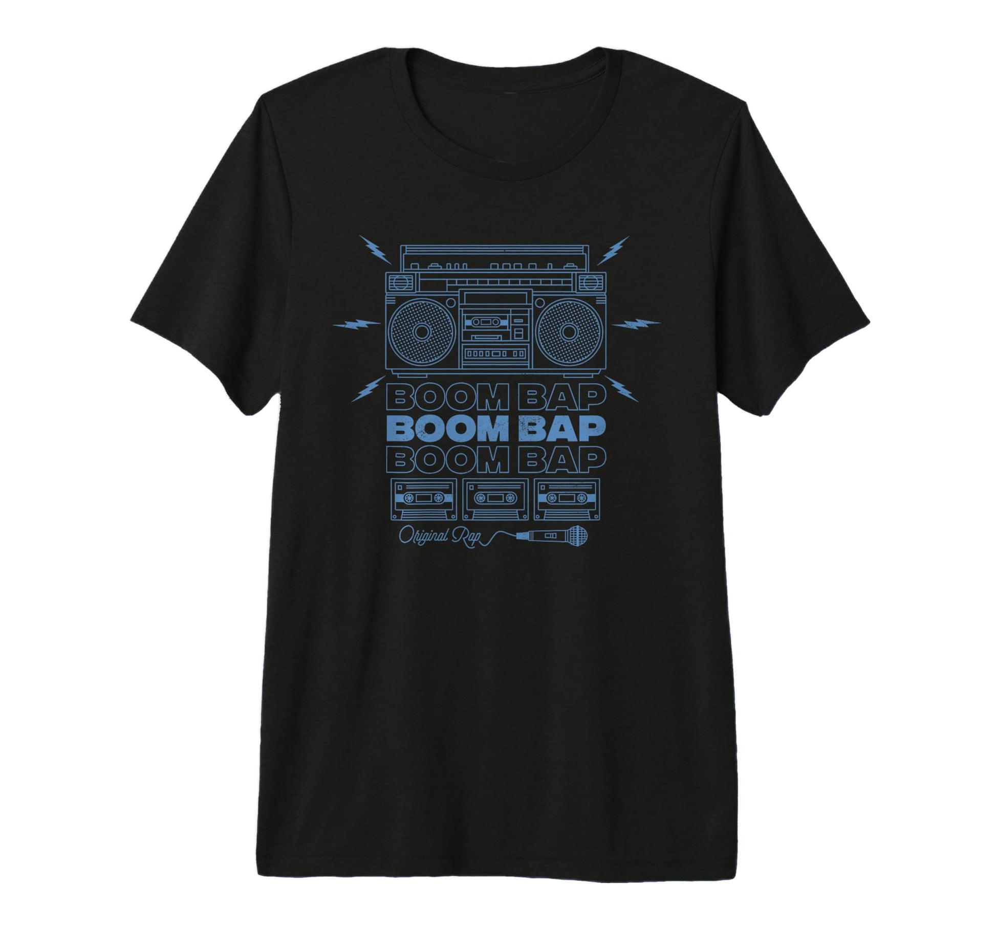 Old School Rap Ghetto Blaster Tri T-Shirt - Casual Everyday Wear Unisex - T-Shirt, Sweatshirt, Hoodie