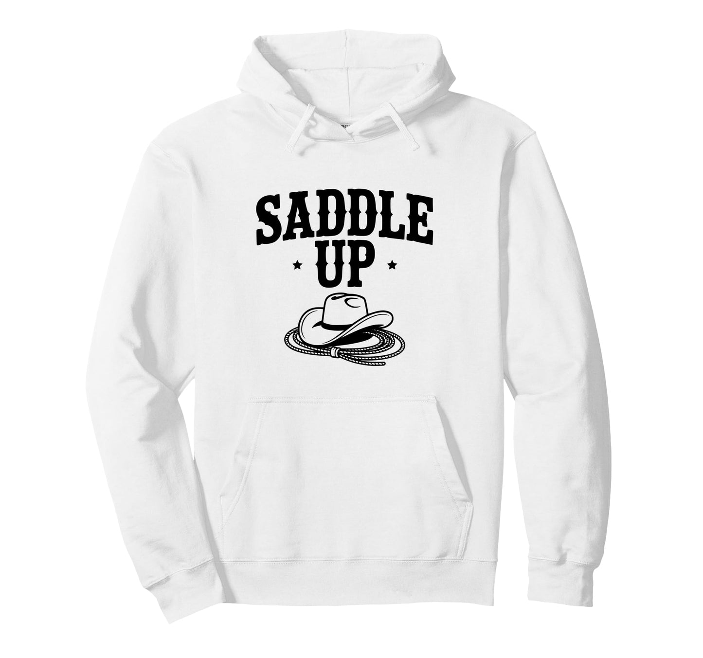 Saddle Up Cowboy Western Hoodie - Trendy Graphic Men Women - T-Shirt, Sweatshirt, Hoodie