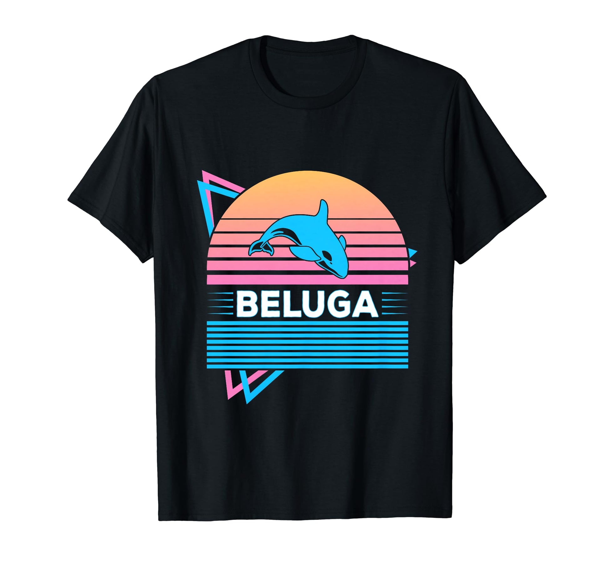 Beluga Vaporwave Aesthetic T-Shirt - Novelty Apparel Unisex - T-Shirt, Sweatshirt, Hoodie