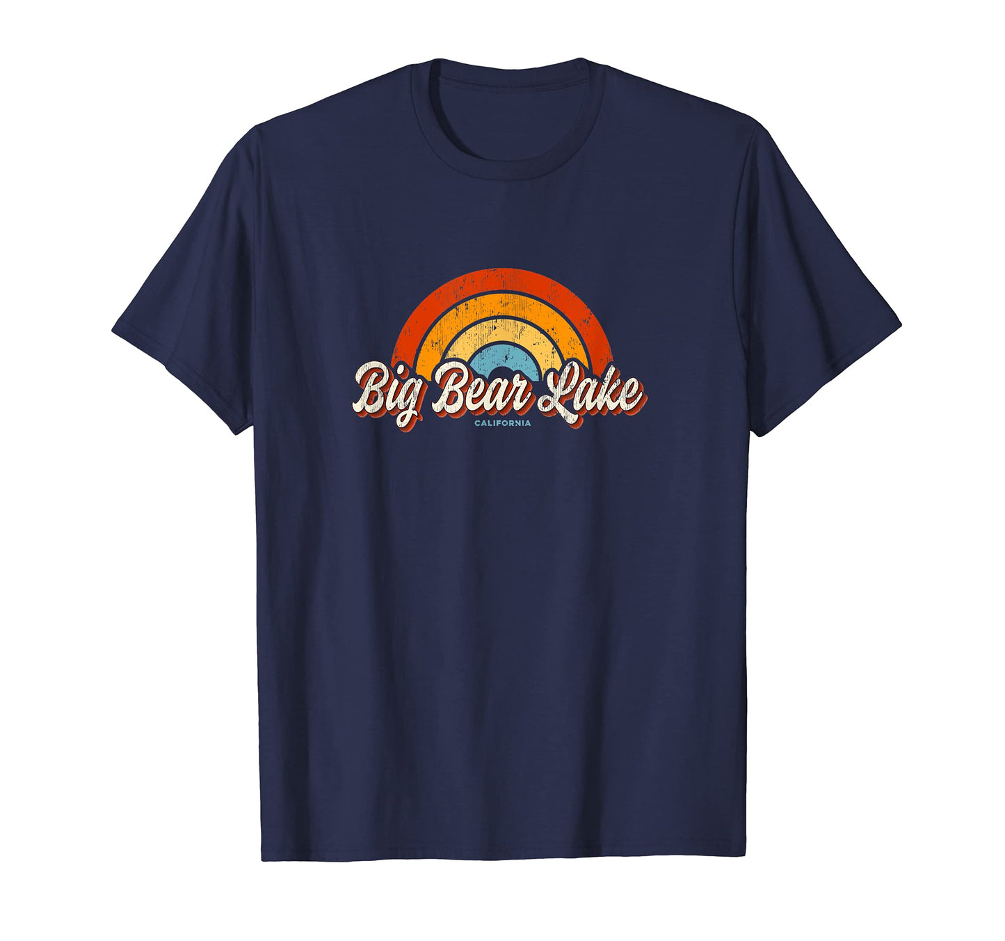 Big Bear Lake California Ca Rainbow T-Shirt - Aesthetic Graphic Men Women - T-Shirt, Sweatshirt, Hoodie