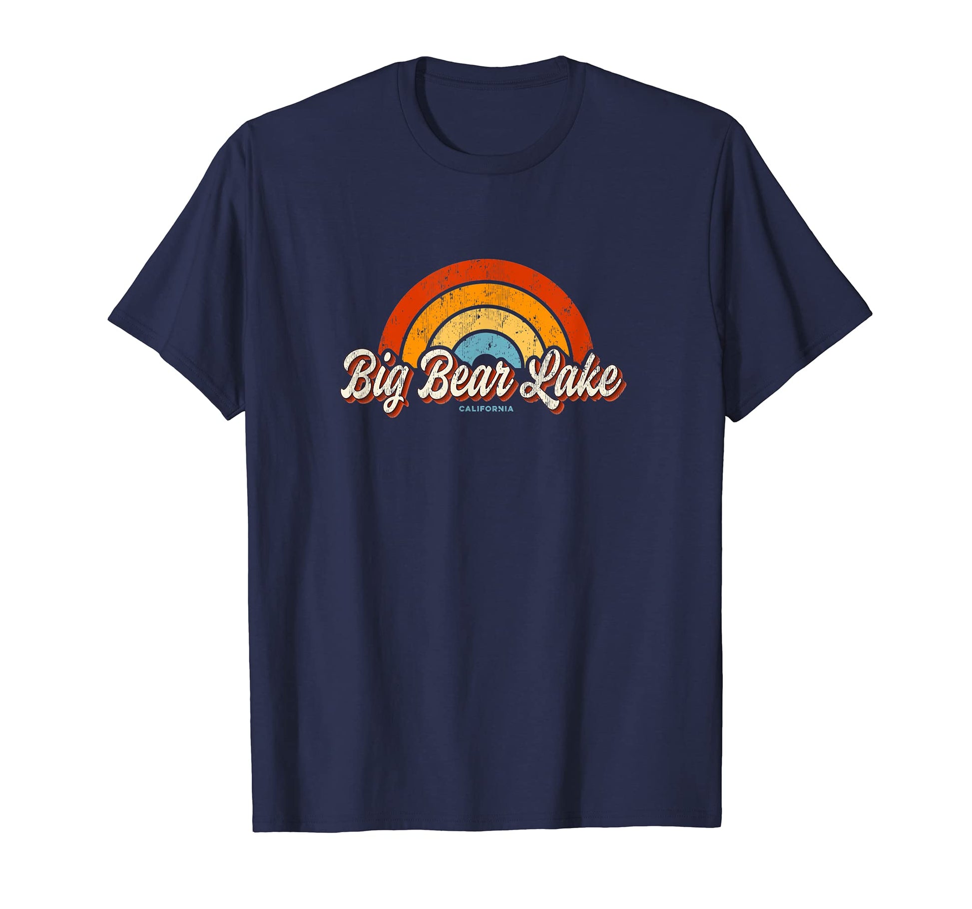 Big Bear Lake California Ca Rainbow T-Shirt - Aesthetic Graphic Men Women - T-Shirt, Sweatshirt, Hoodie
